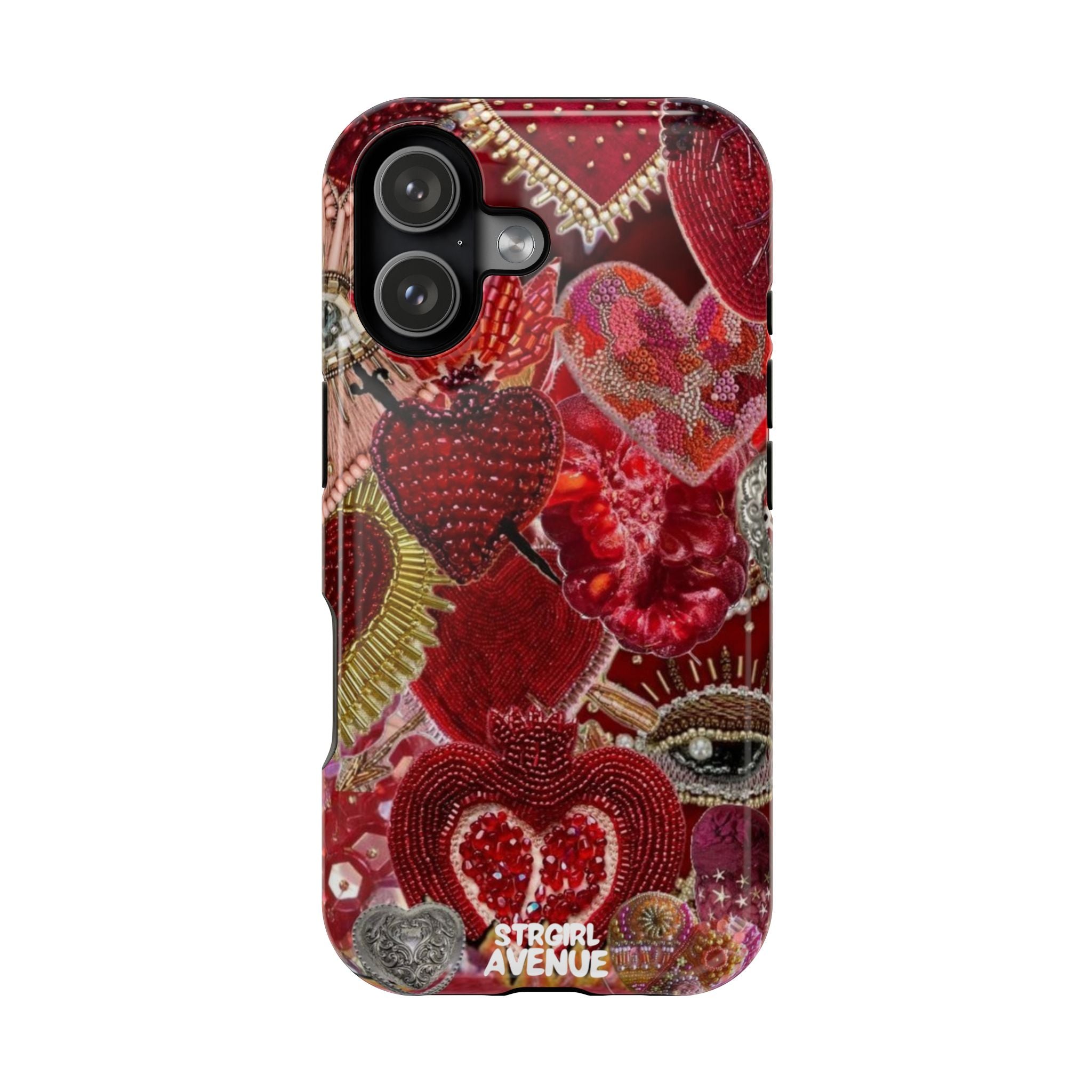 “Red jewel ” protective phone case