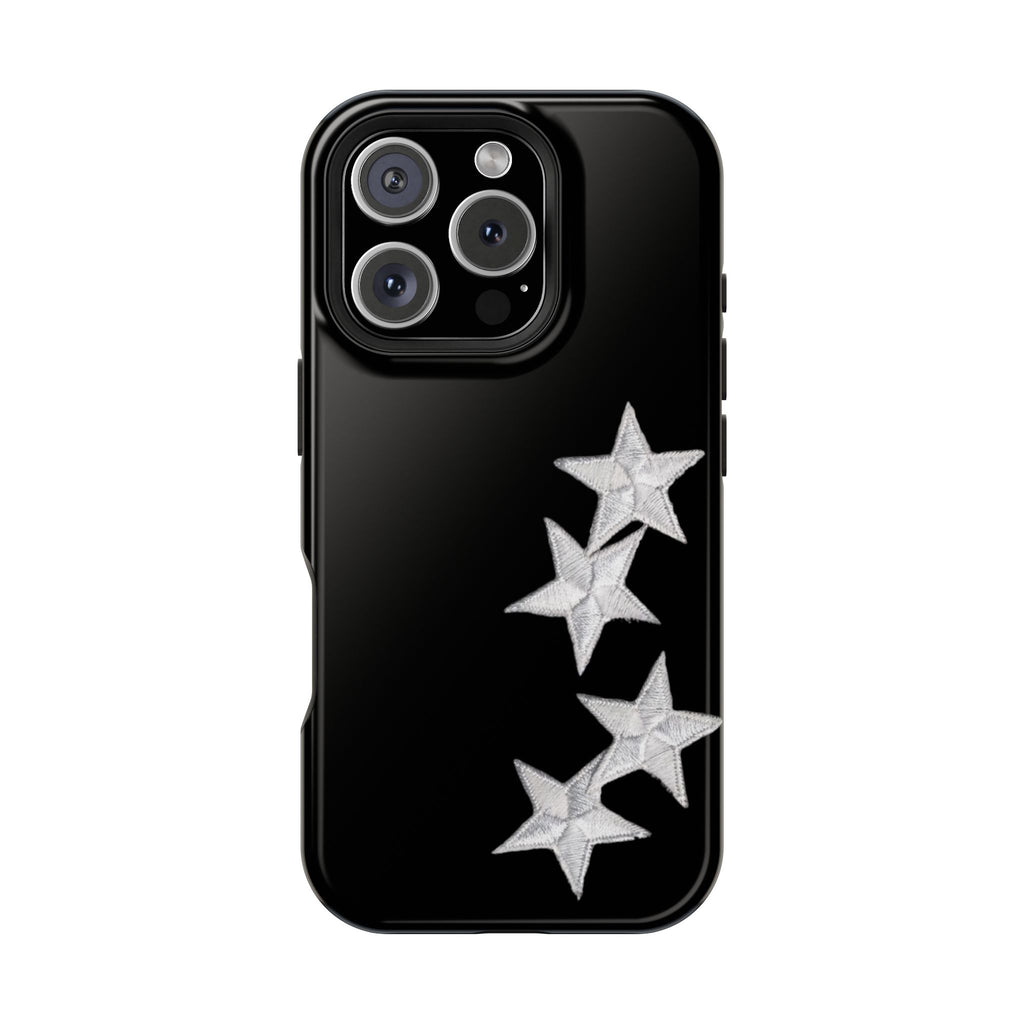 “silver stars” protective phone case