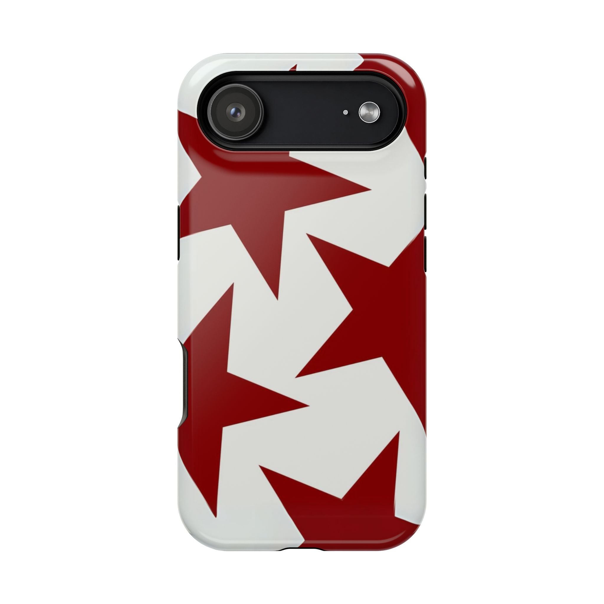 “red stars” protective phone case