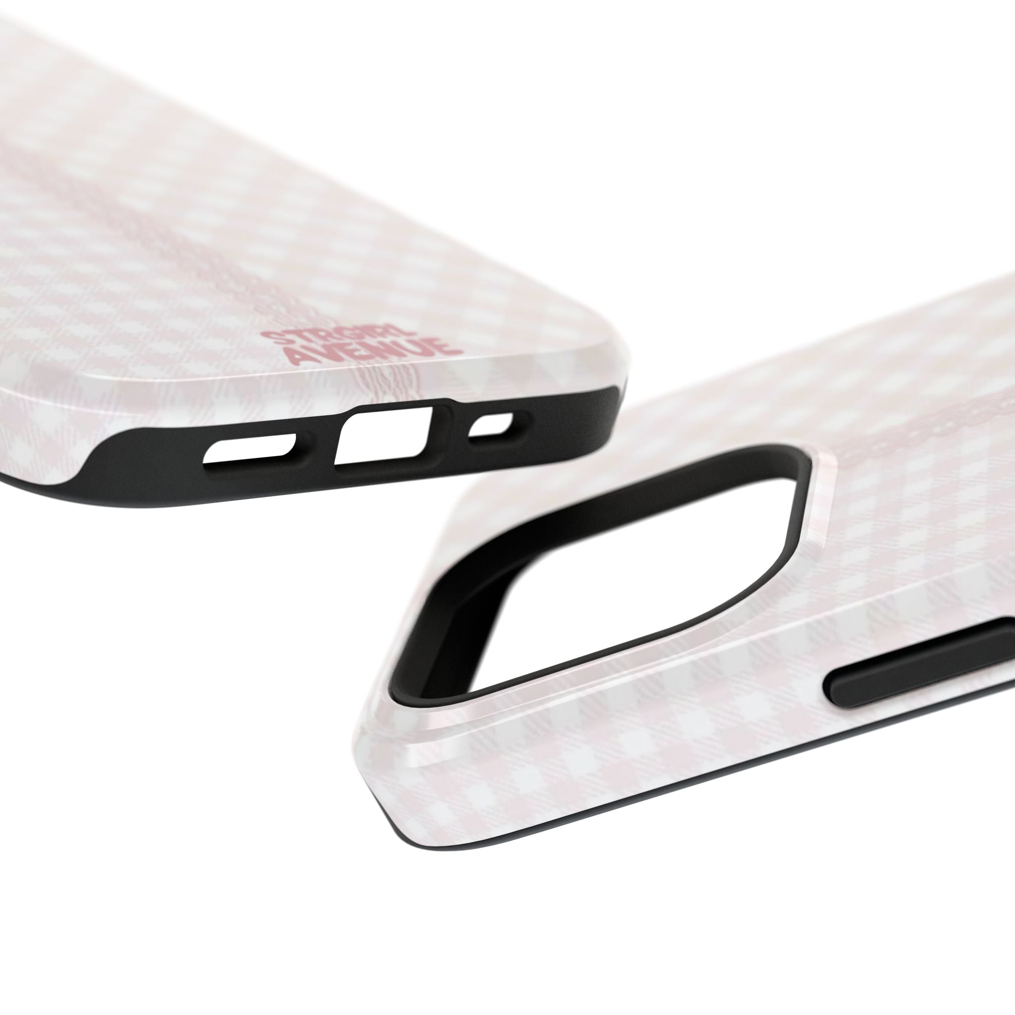 “lace gingham” protective phone case