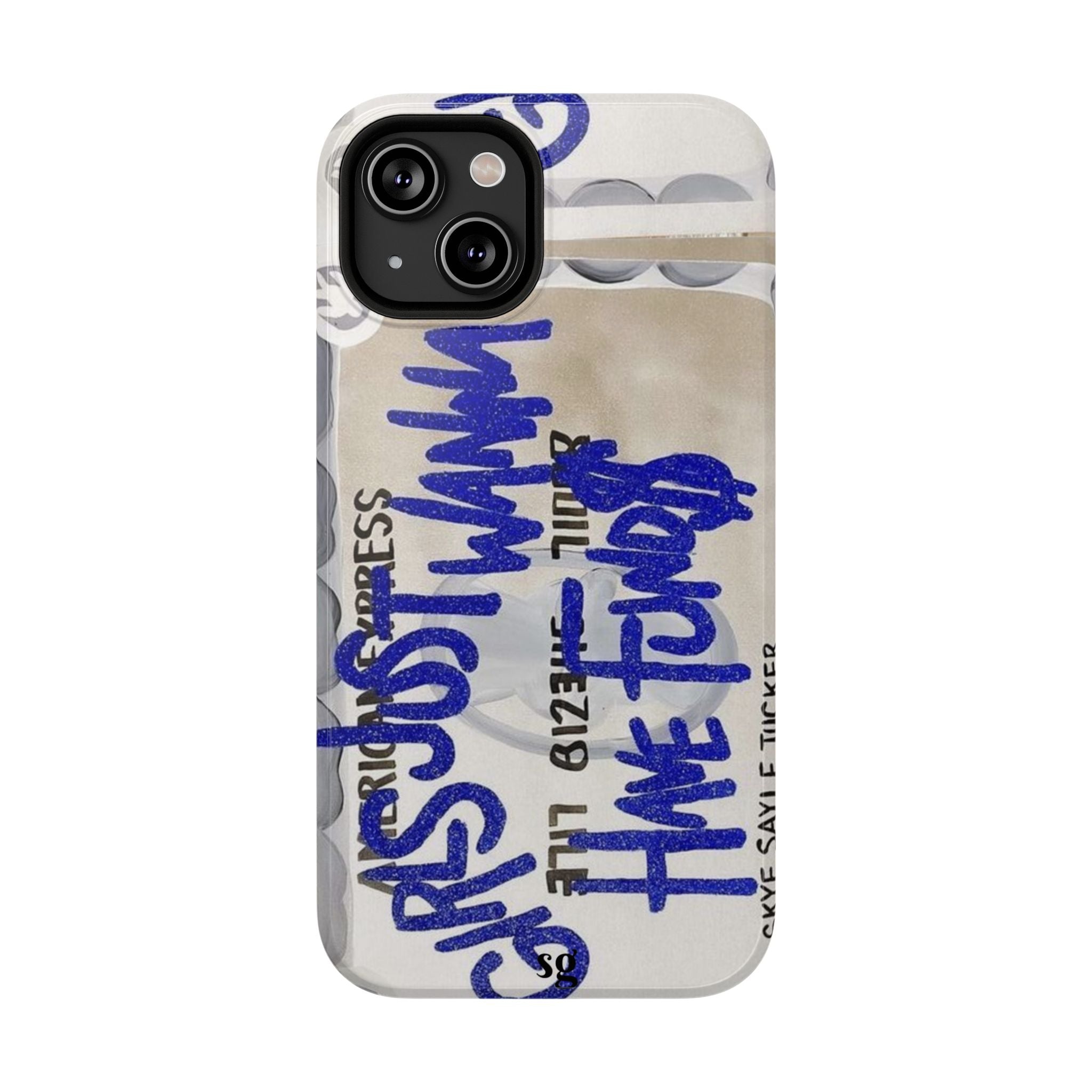 “girls just wanna have funds” protective phone case
