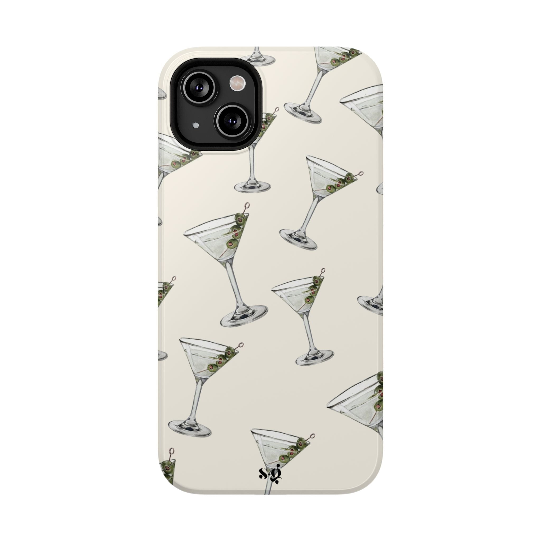 “martinis” protective phone case