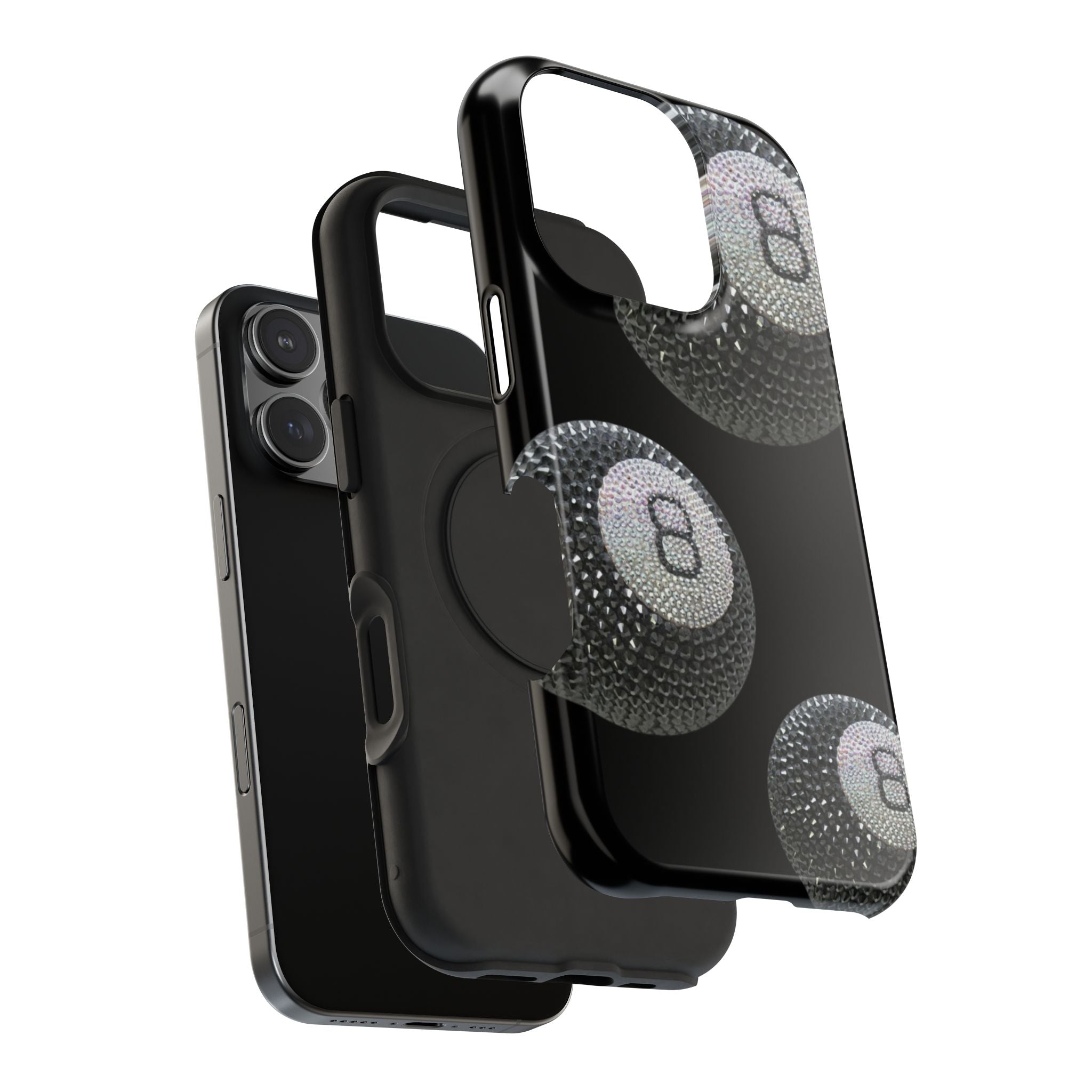 “black 8 ball” protective phone case