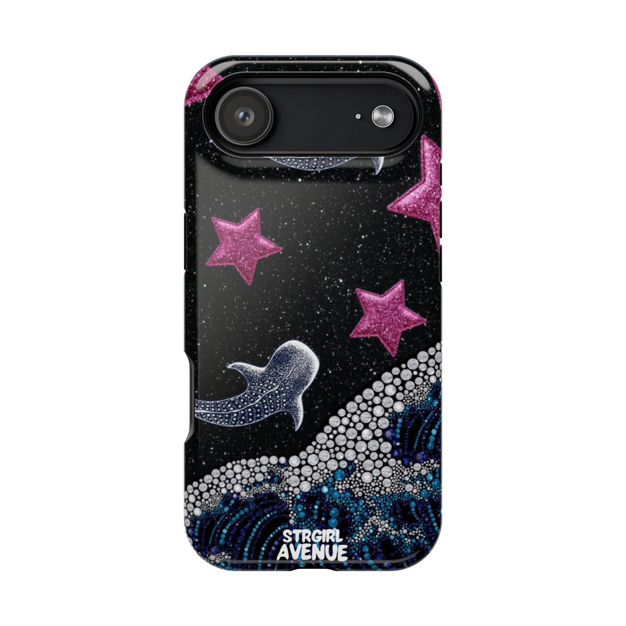 “cosmic tide ” protective phone case
