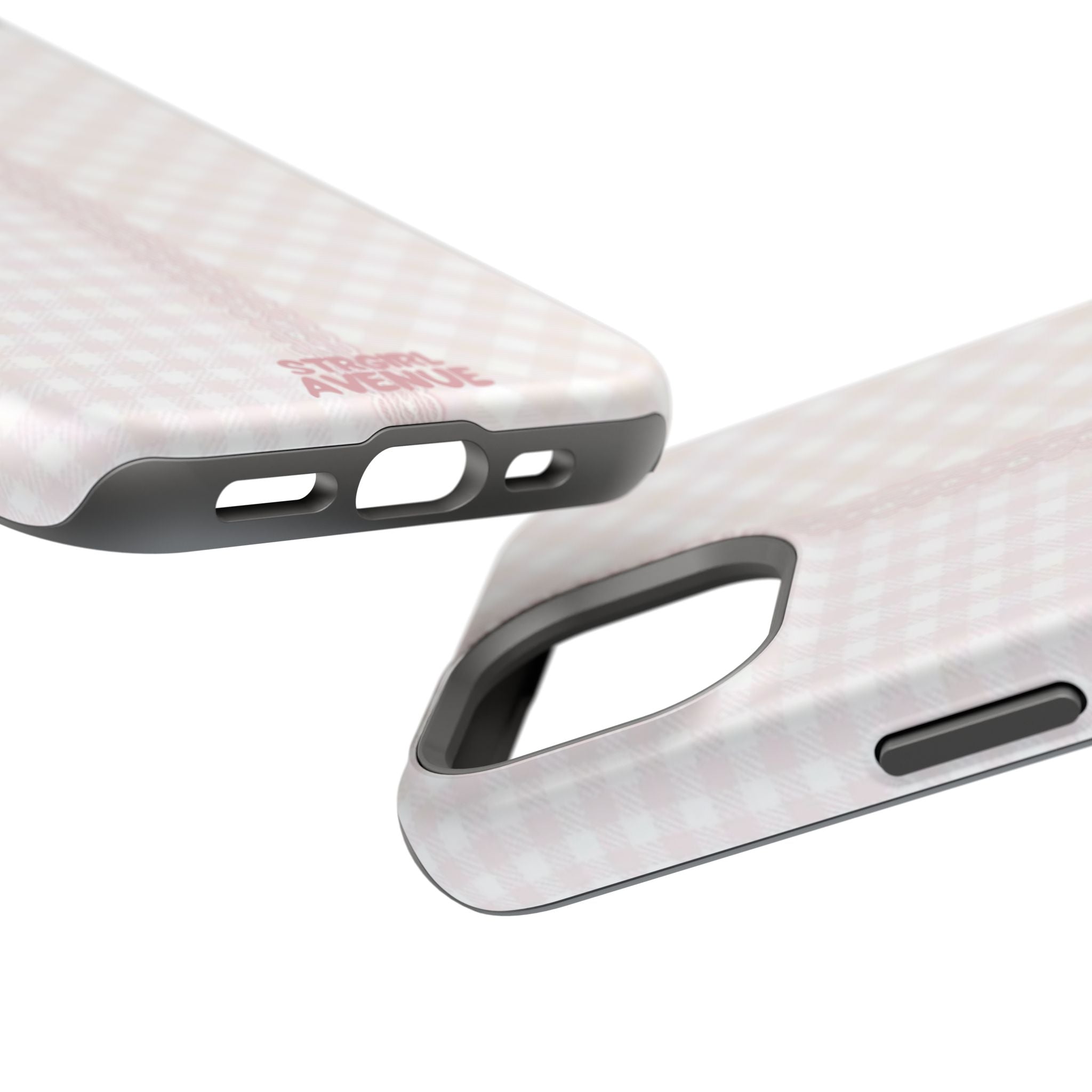“lace gingham” protective phone case