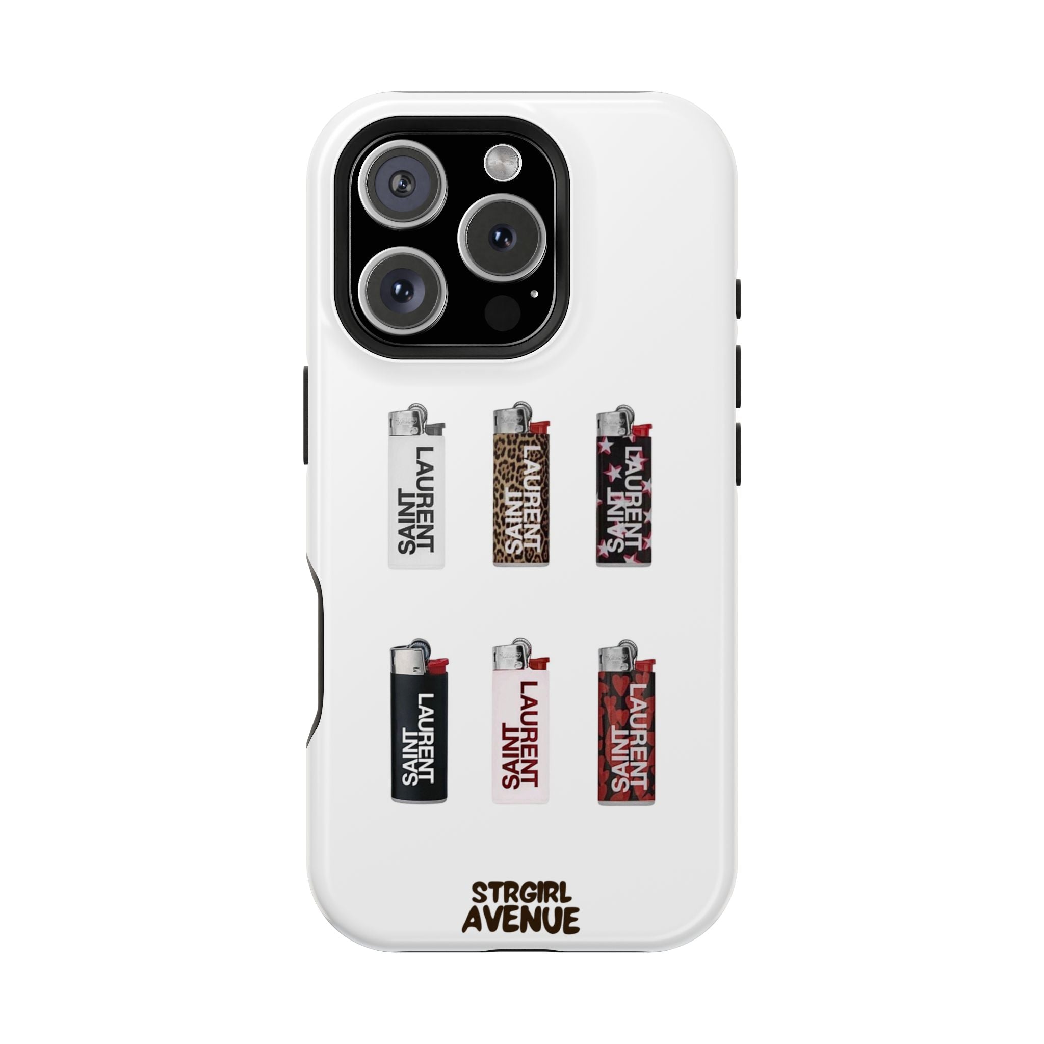 “On fire” protective phone case