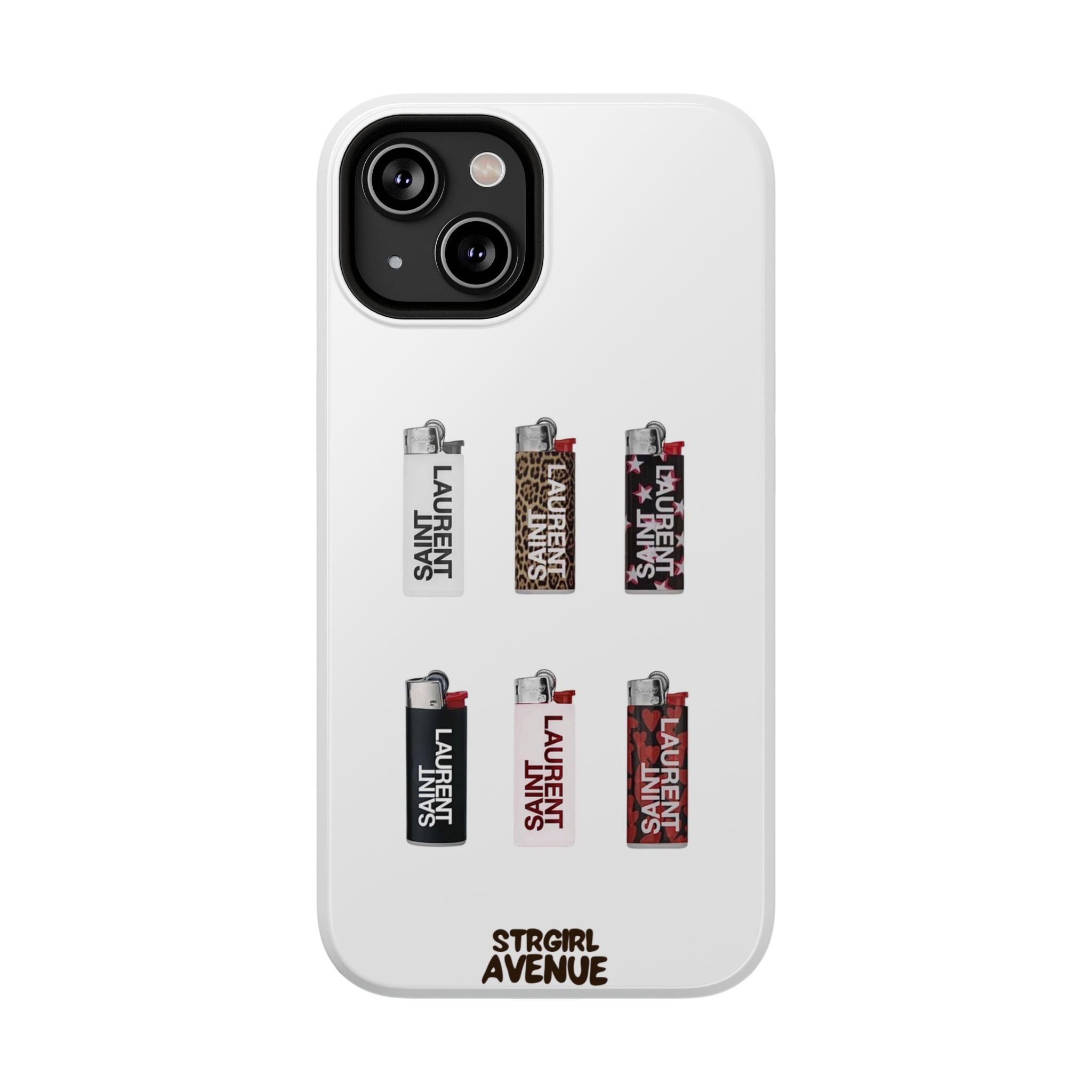 “On fire” protective phone case