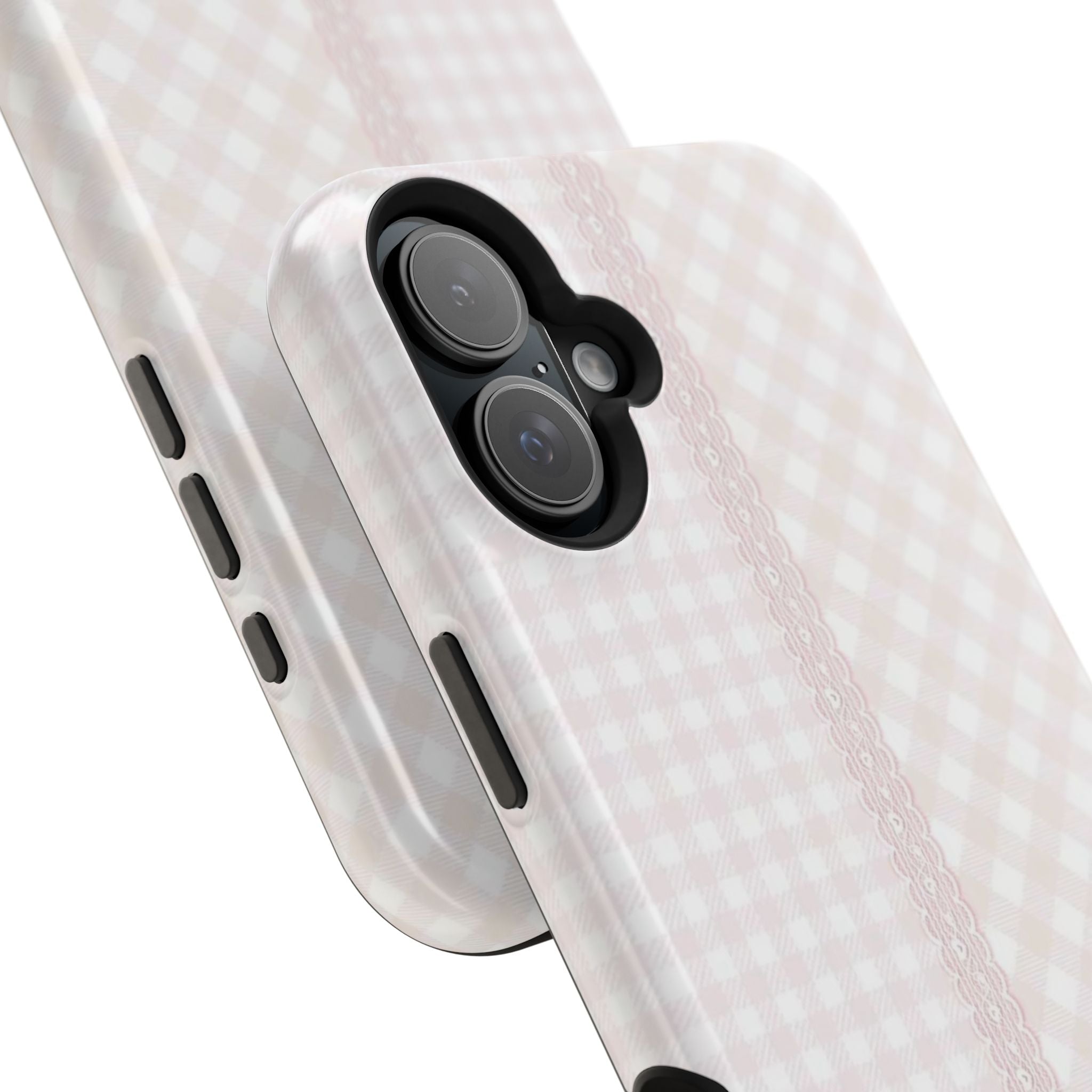 “lace gingham” protective phone case