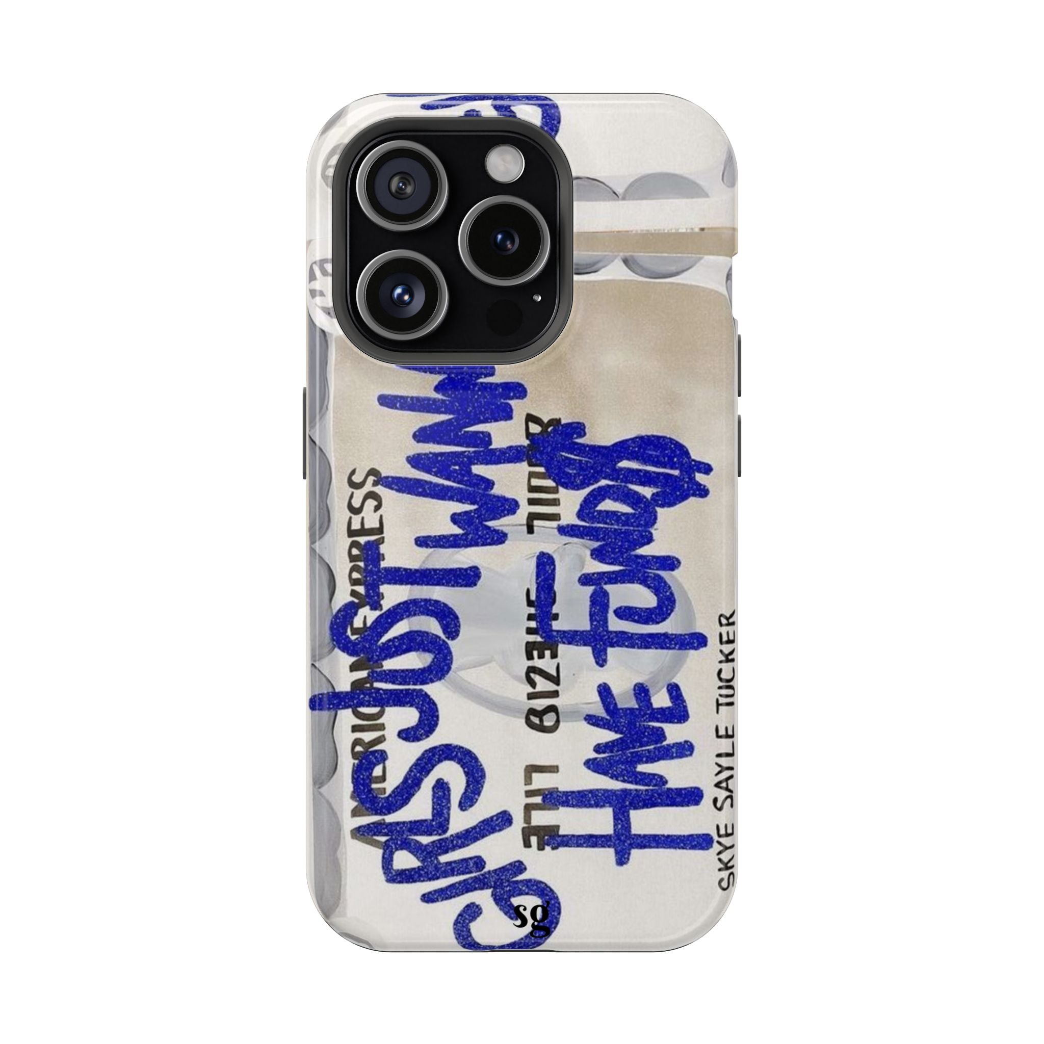 “girls just wanna have funds” protective phone case