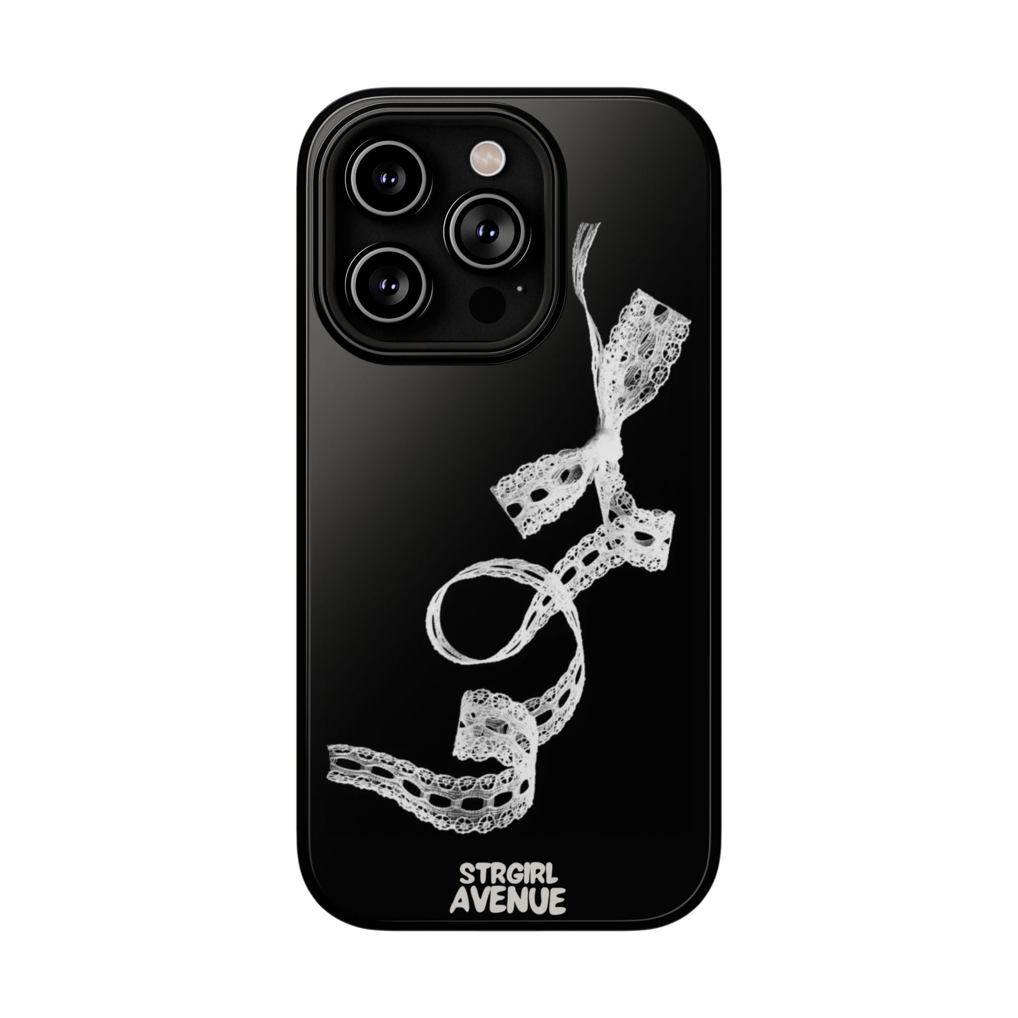 “lace tied” protective phone case