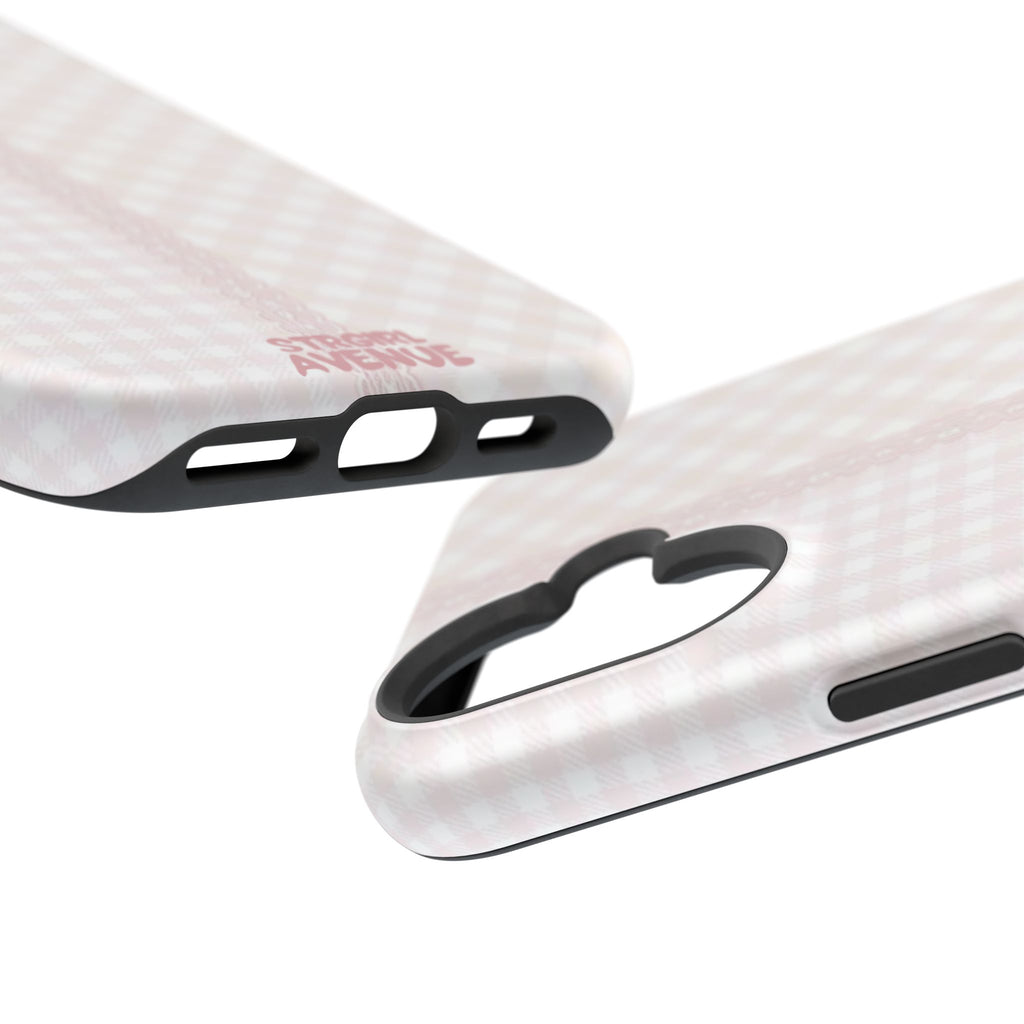“lace gingham” protective phone case