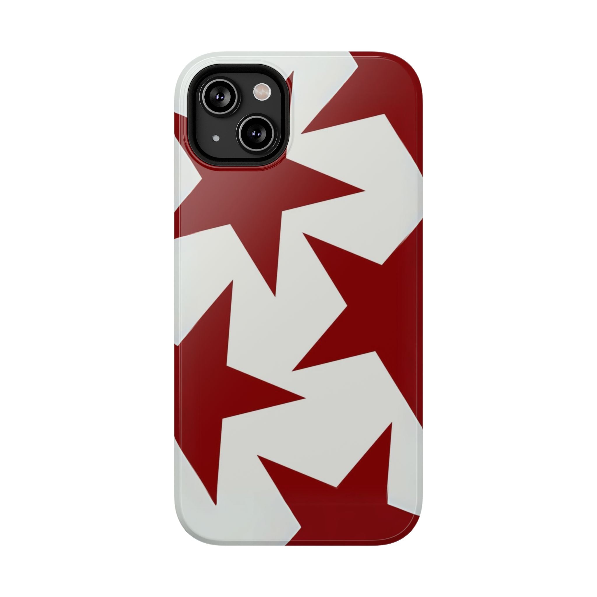 “red stars” protective phone case