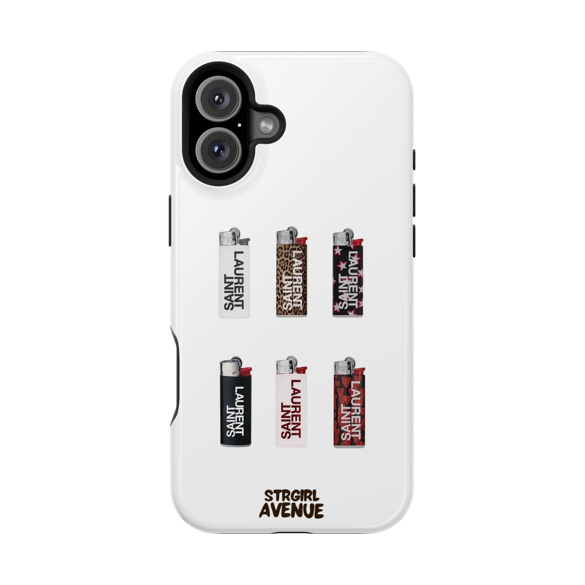 “On fire” protective phone case
