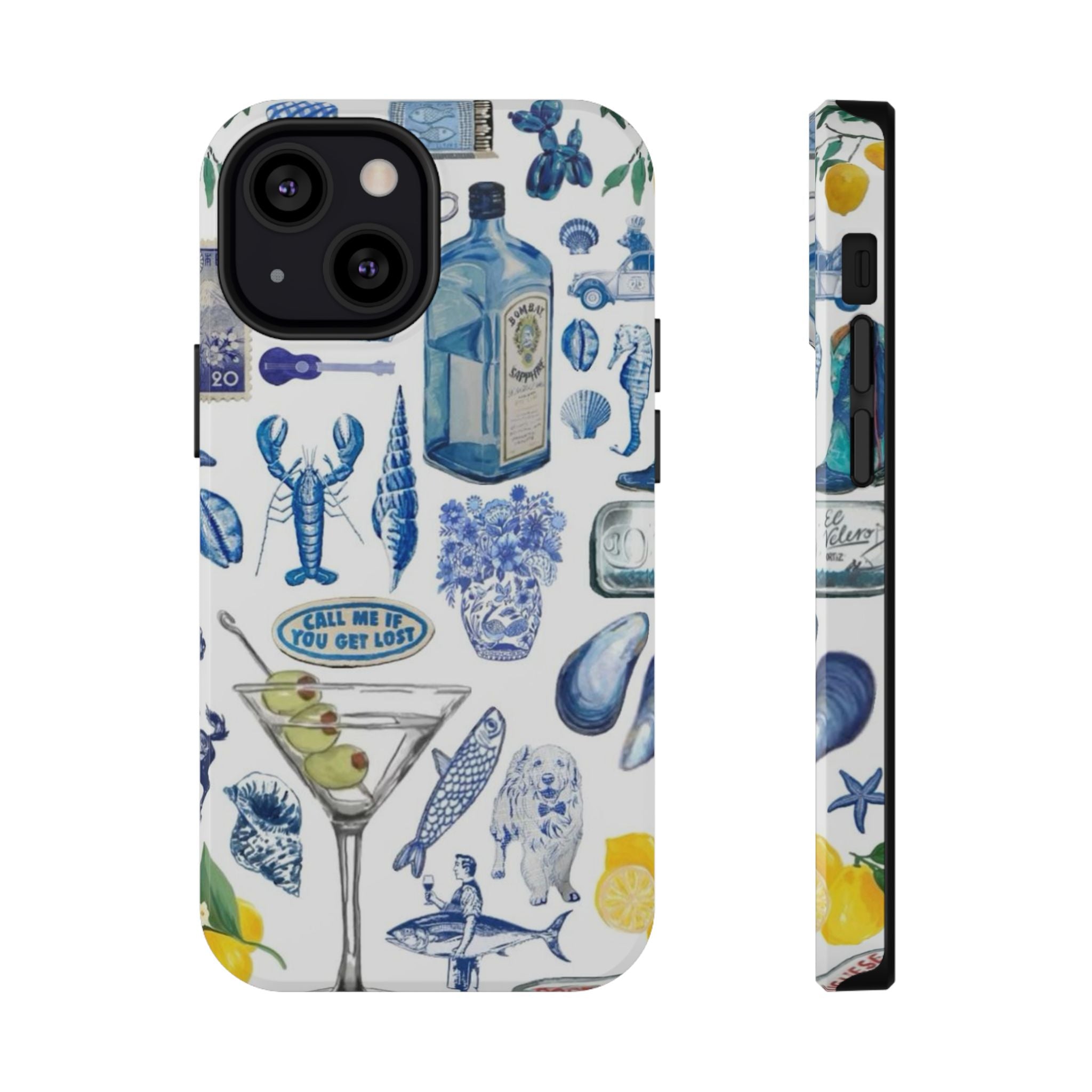 “call me” protective phone case