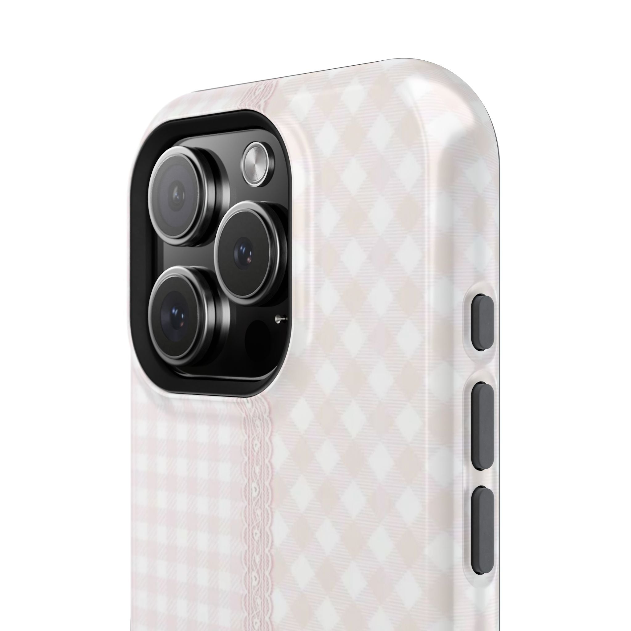 “lace gingham” protective phone case