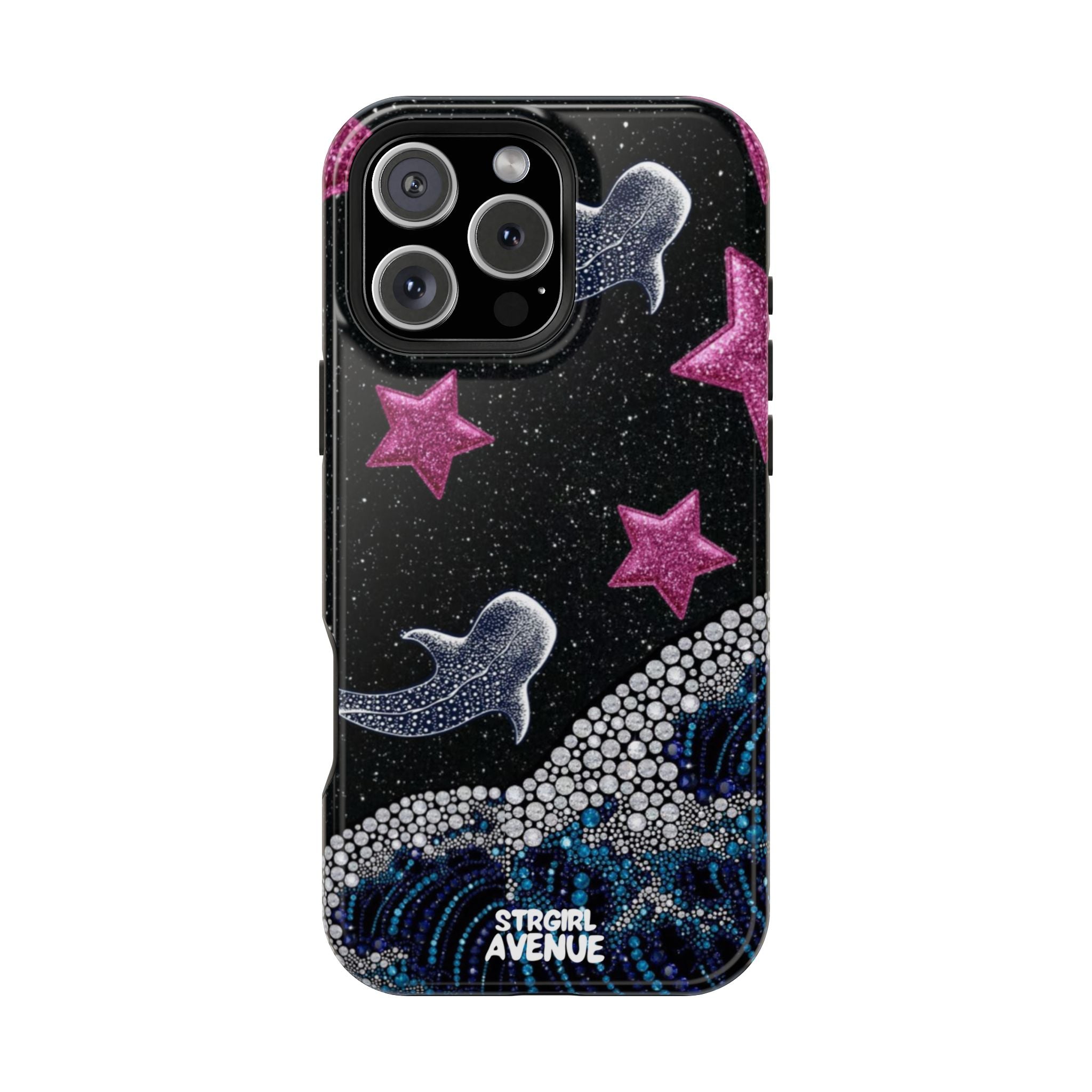 “cosmic tide ” protective phone case