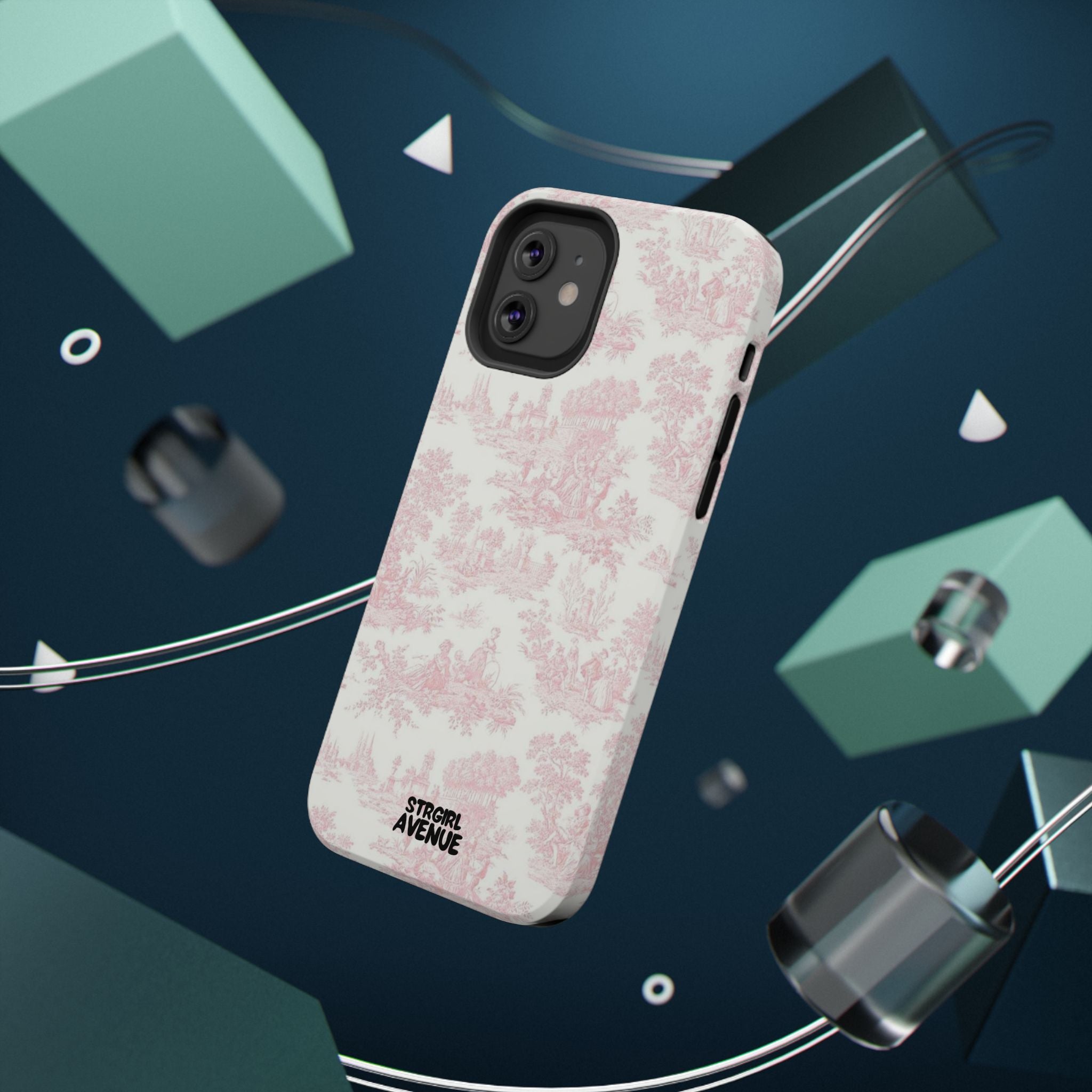 “Pink gardens” protective phone case