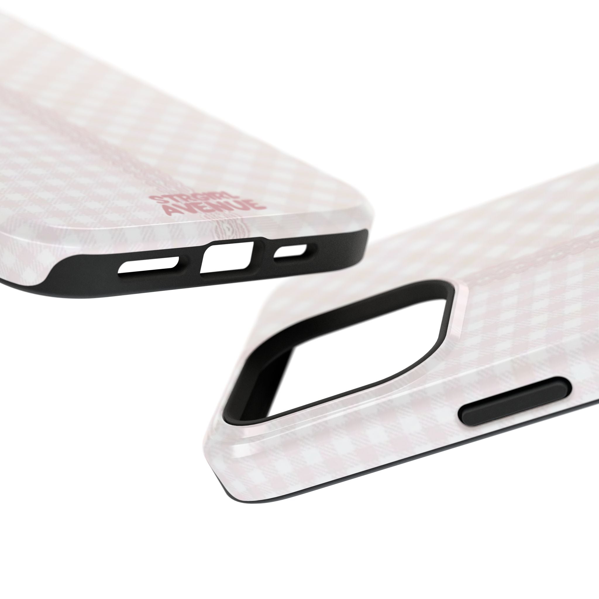“lace gingham” protective phone case