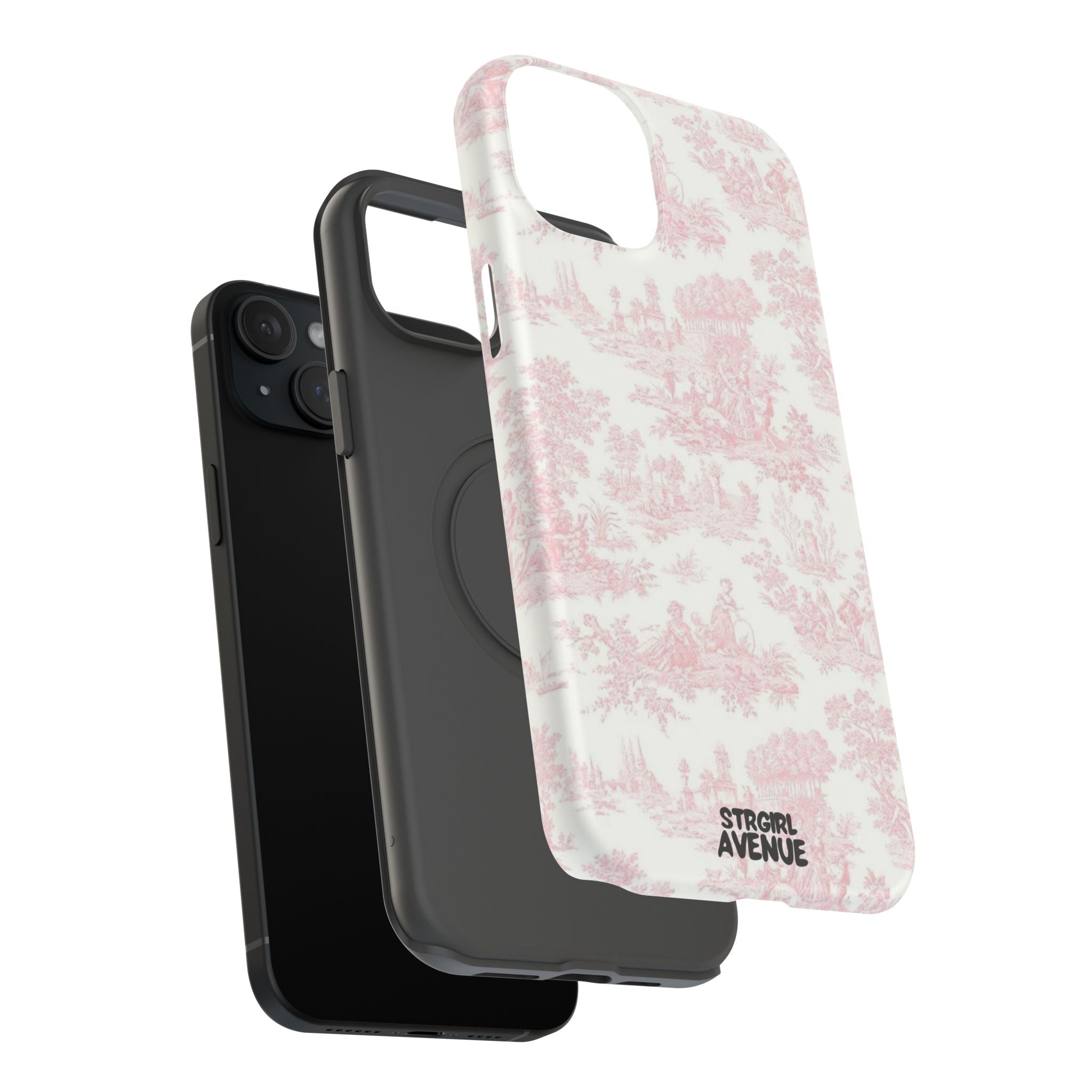 “Pink gardens” protective phone case
