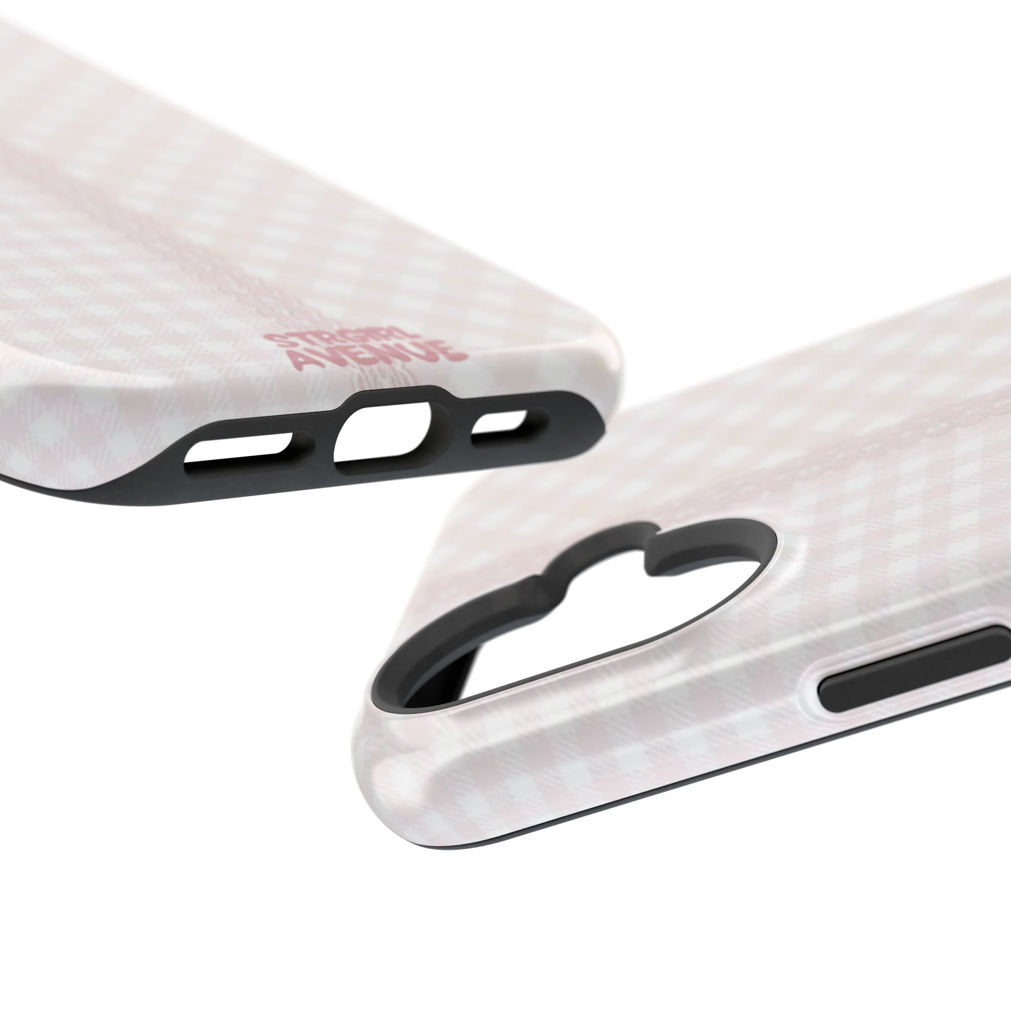 “lace gingham” protective phone case