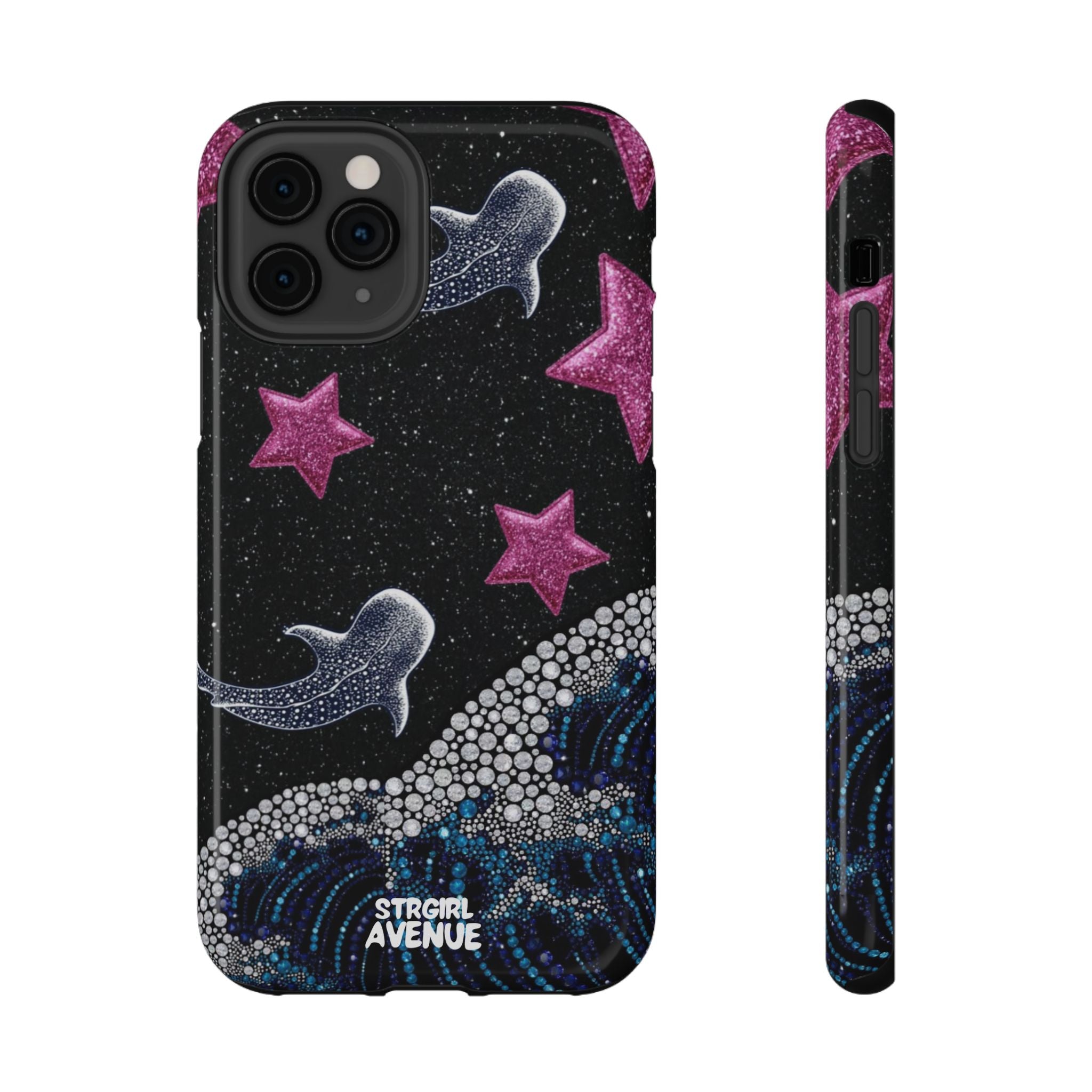 “cosmic tide ” protective phone case