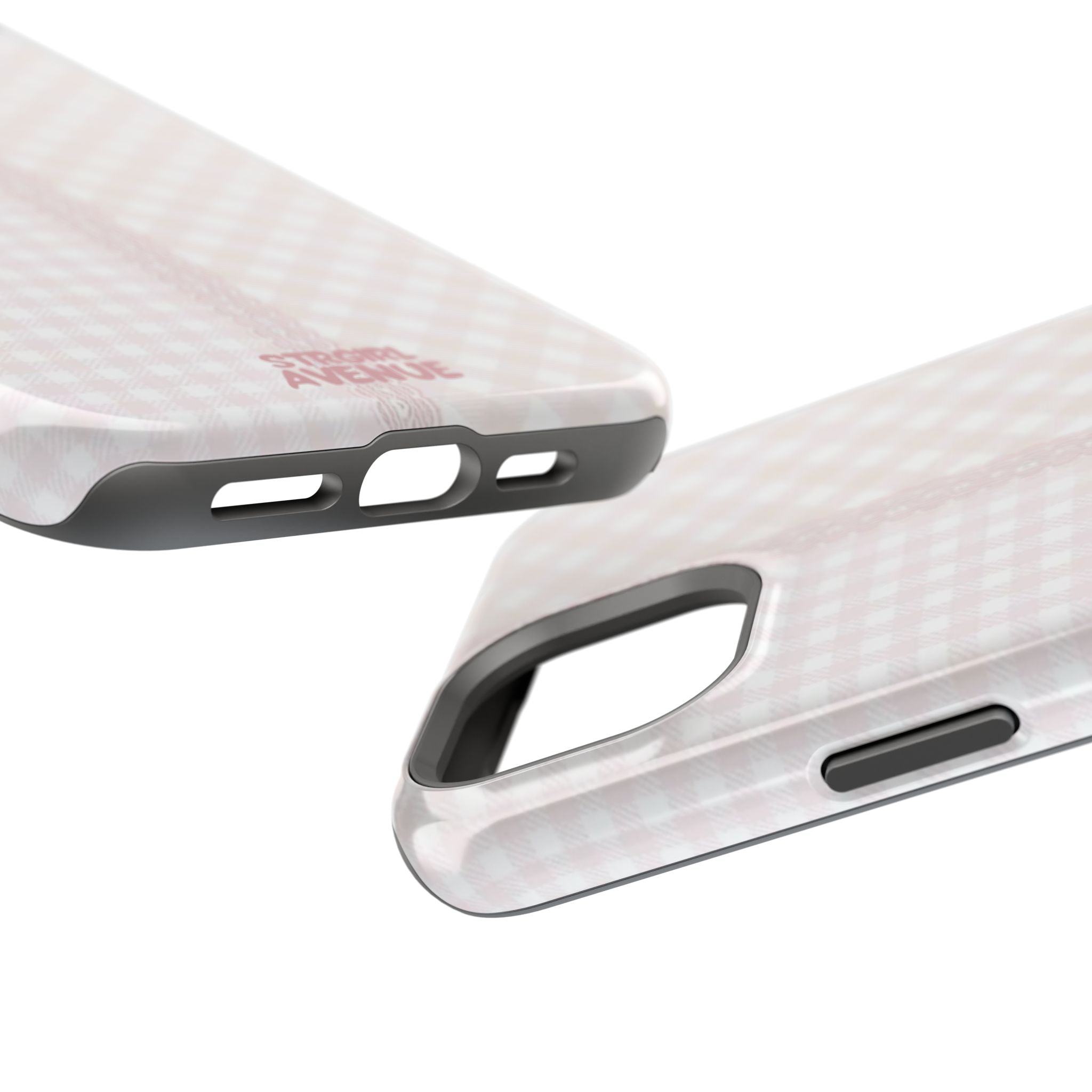 “lace gingham” protective phone case