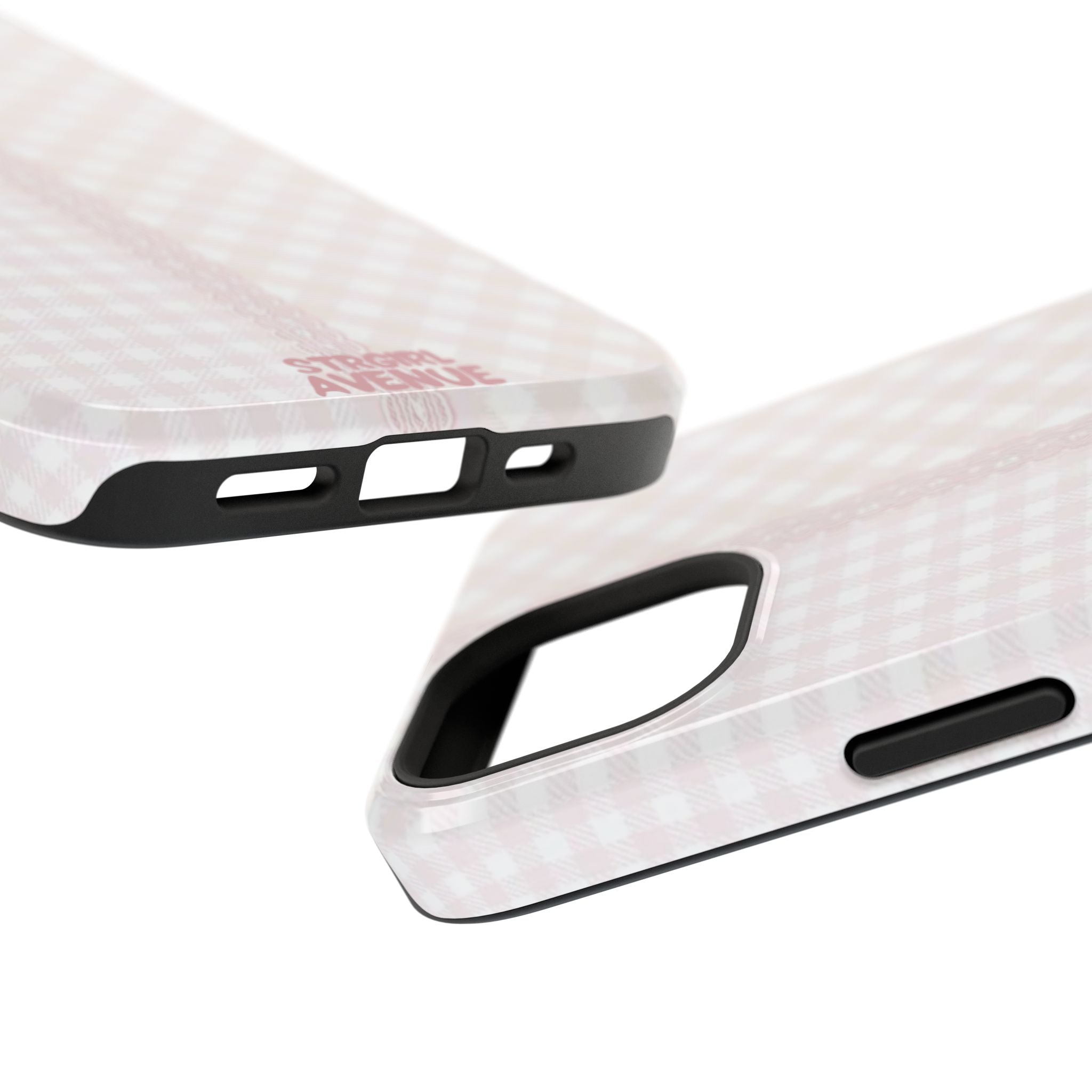 “lace gingham” protective phone case