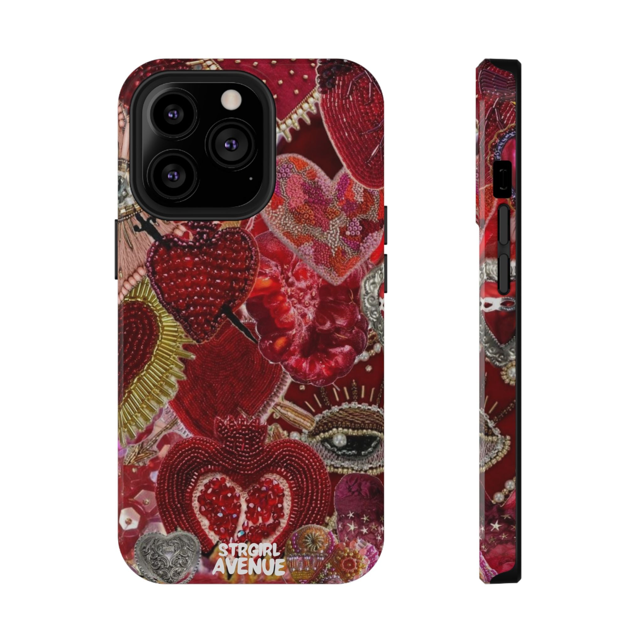 “Red jewel ” protective phone case