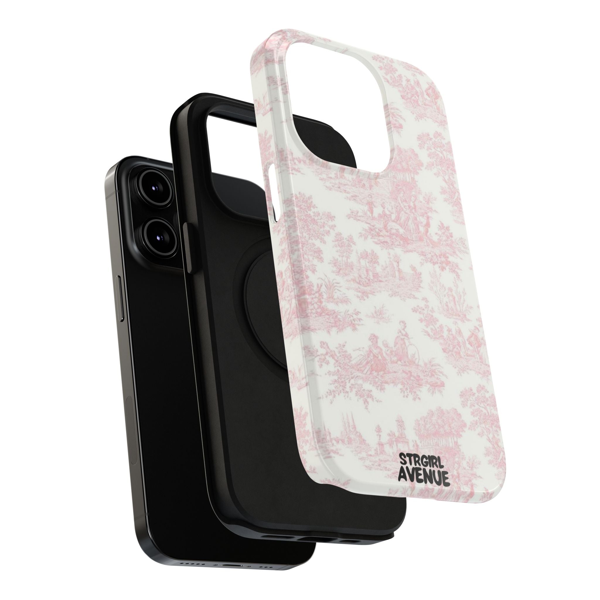 “Pink gardens” protective phone case