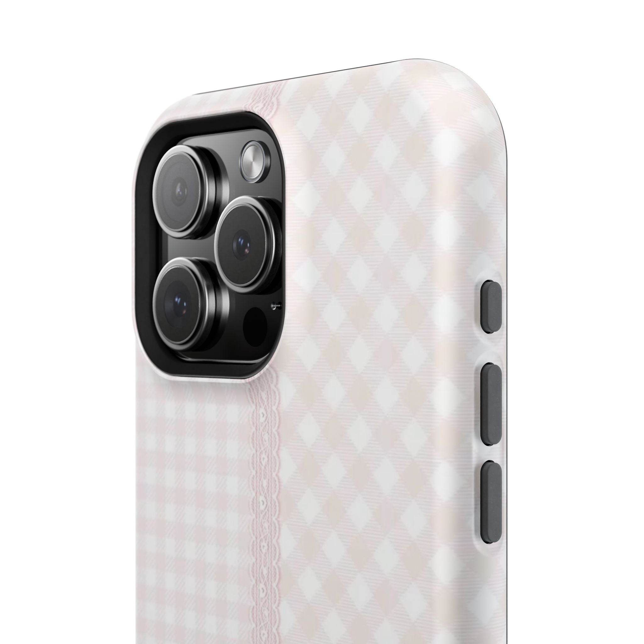 “lace gingham” protective phone case