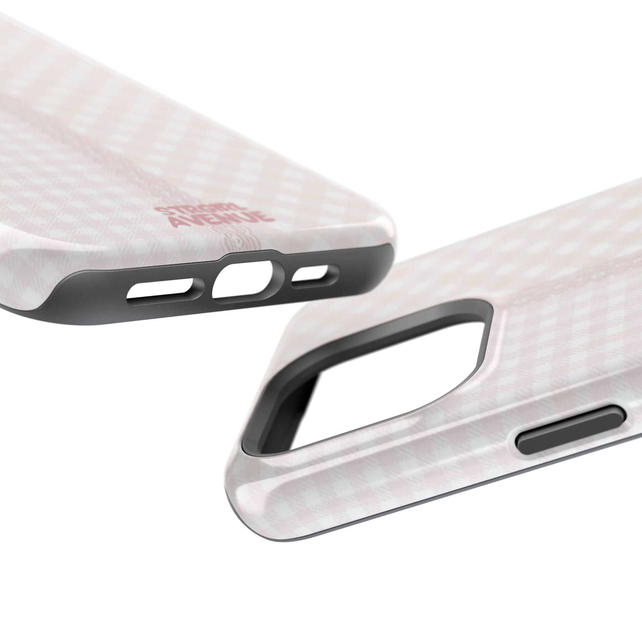 “lace gingham” protective phone case