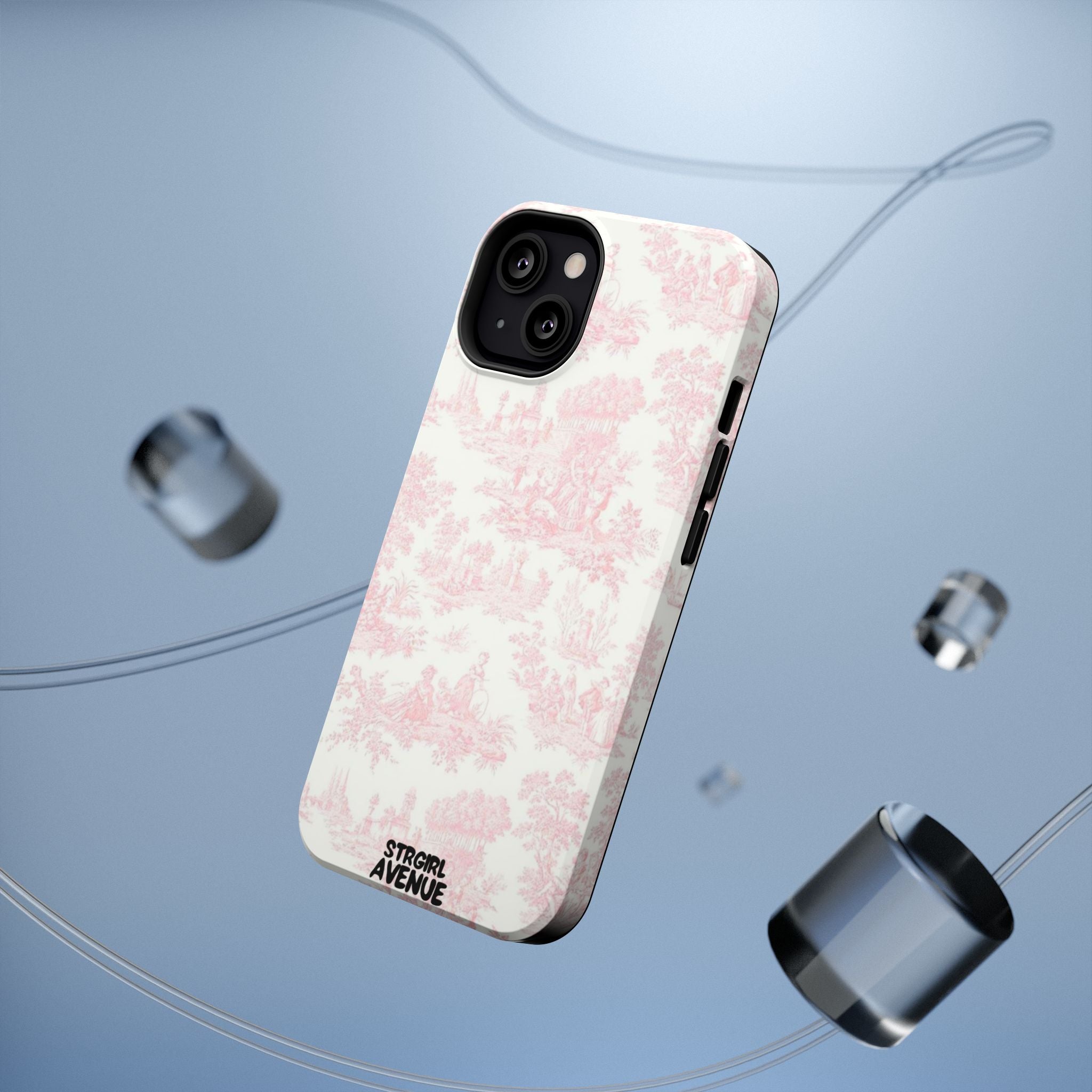 “Pink gardens” protective phone case