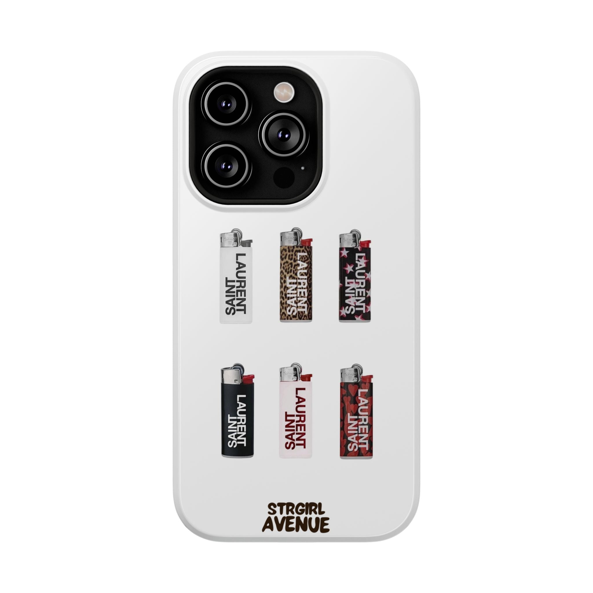 “On fire” protective phone case