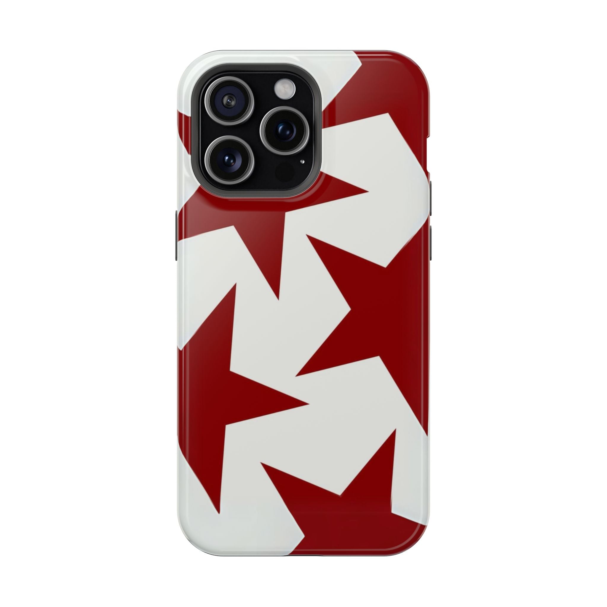“red stars” protective phone case