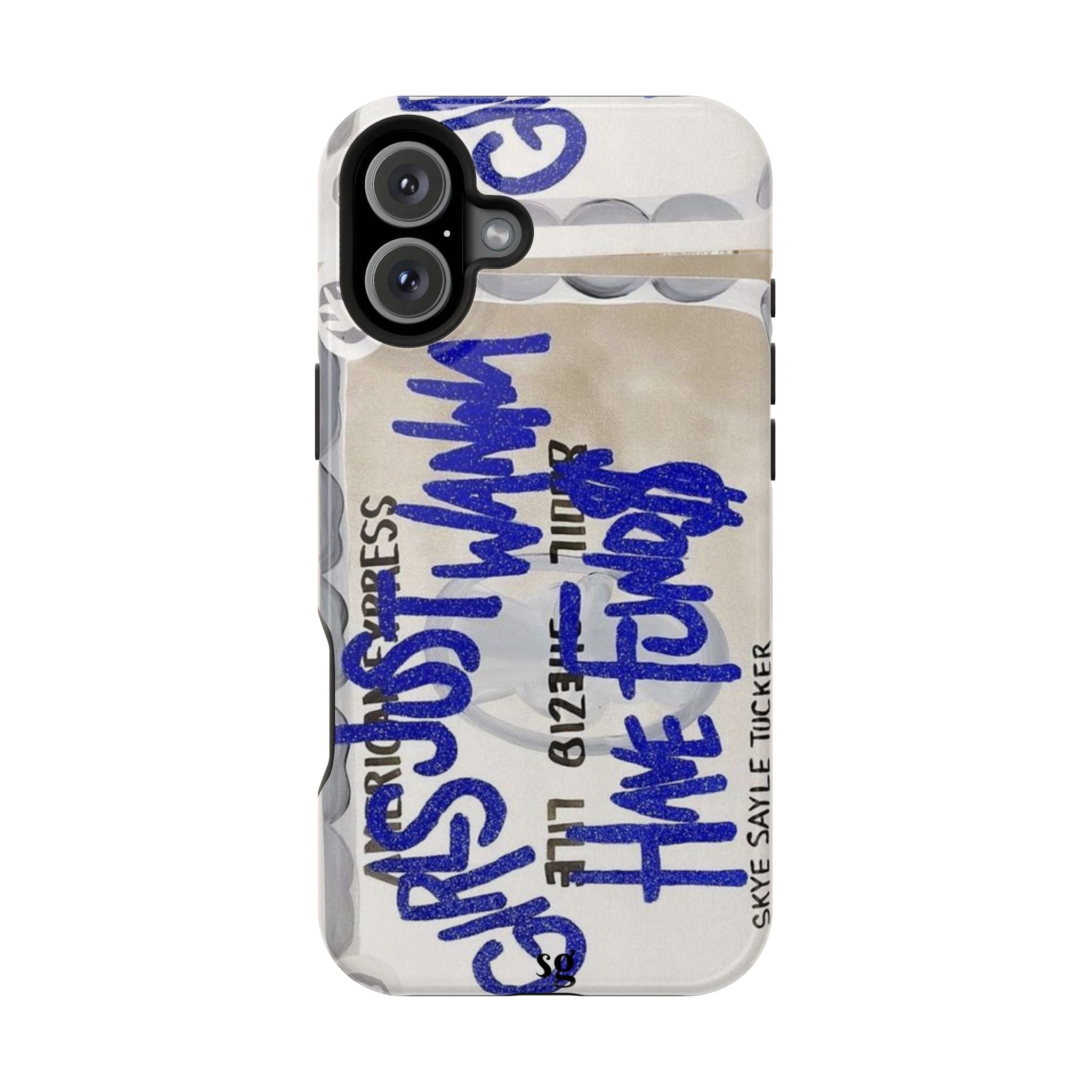 “girls just wanna have funds” protective phone case