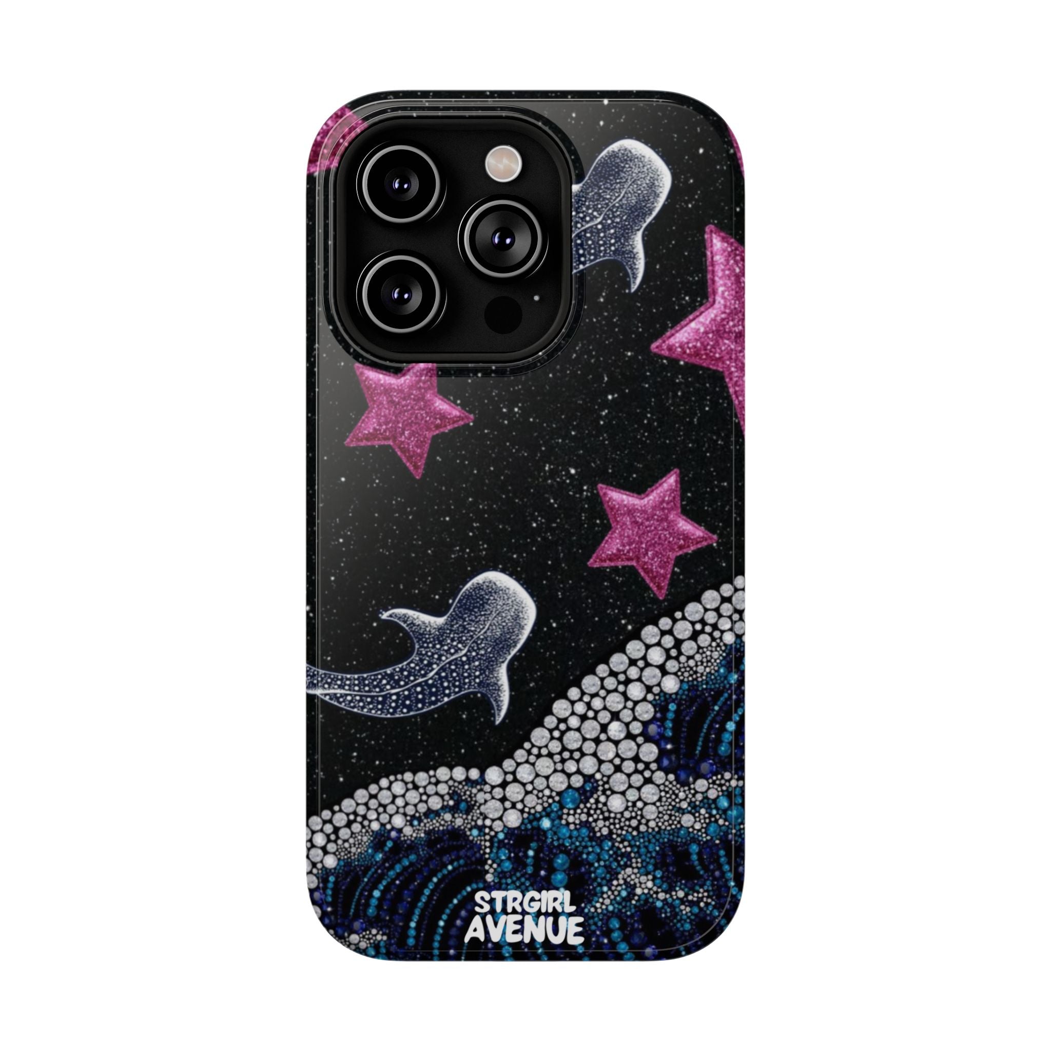 “cosmic tide ” protective phone case