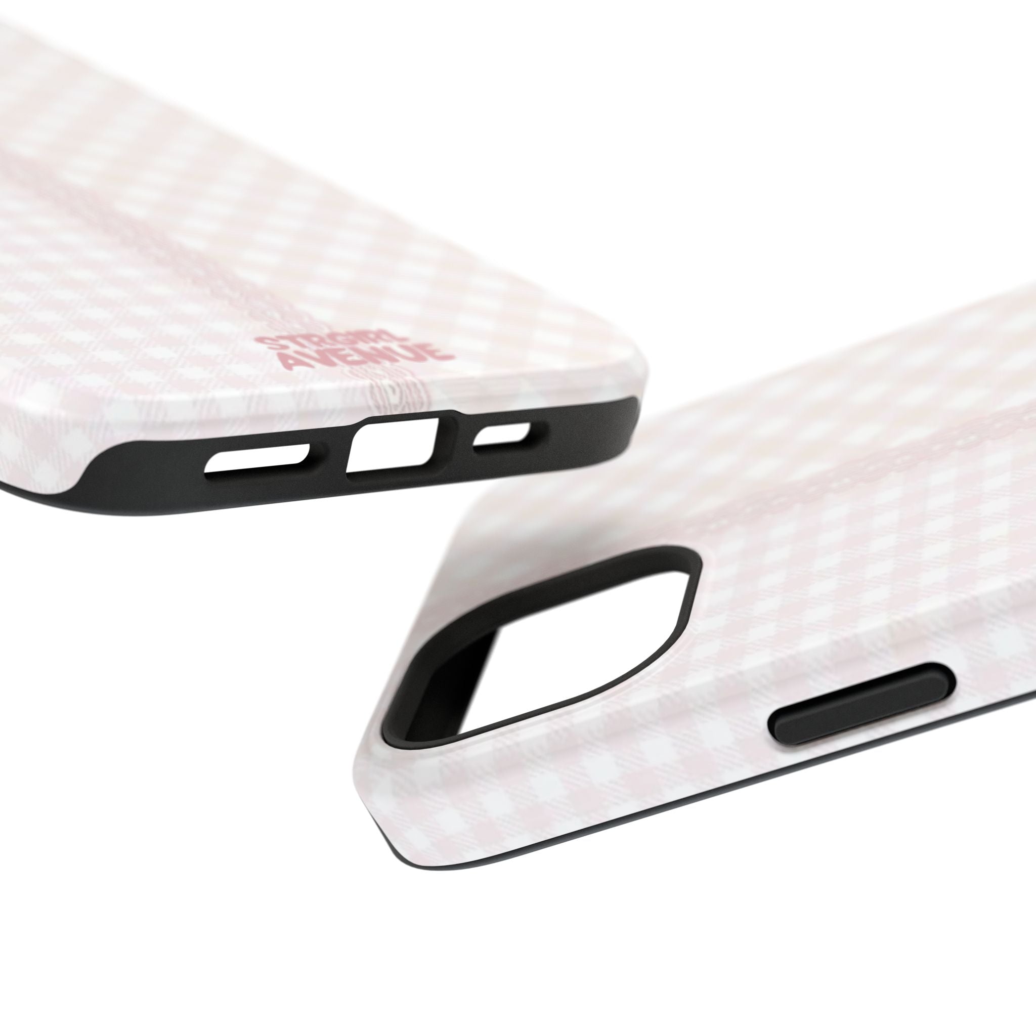 “lace gingham” protective phone case