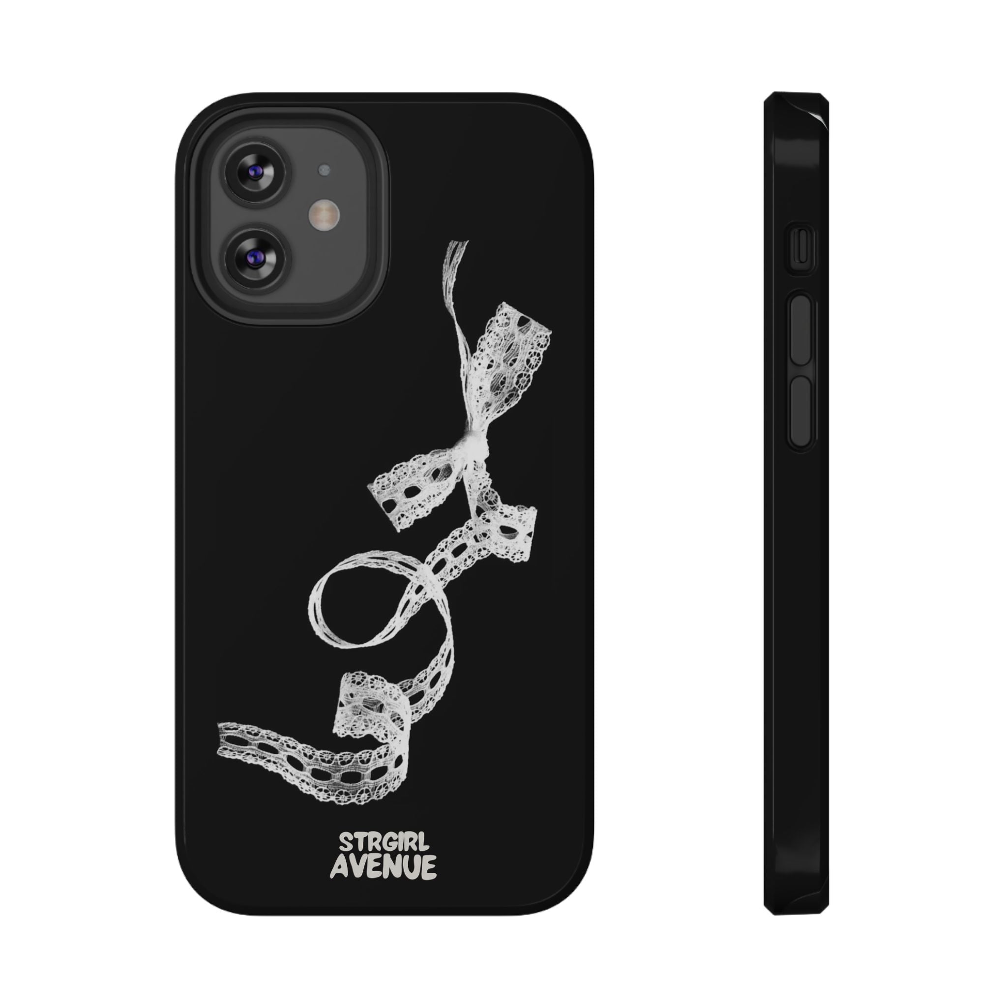 “lace tied” protective phone case