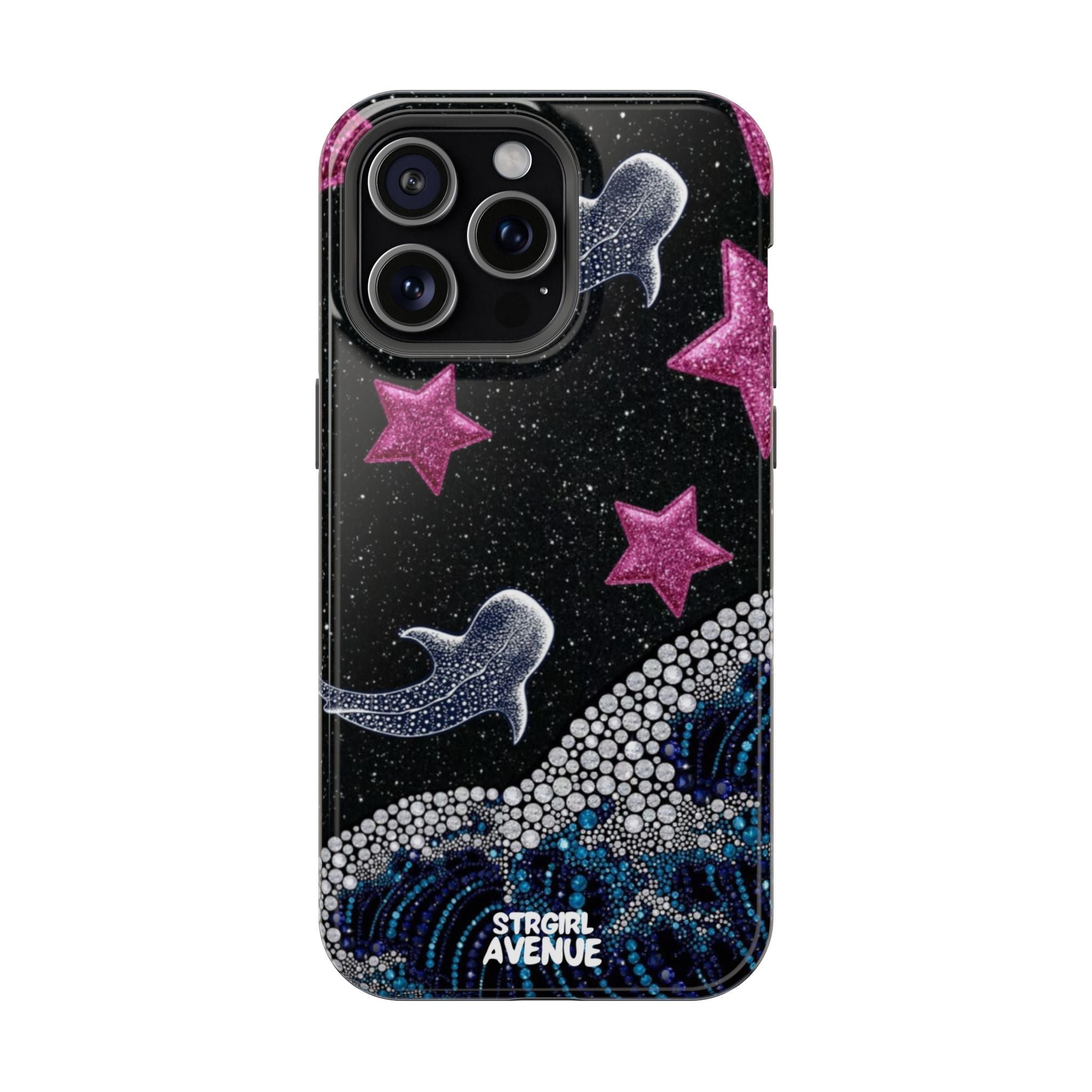 “cosmic tide ” protective phone case