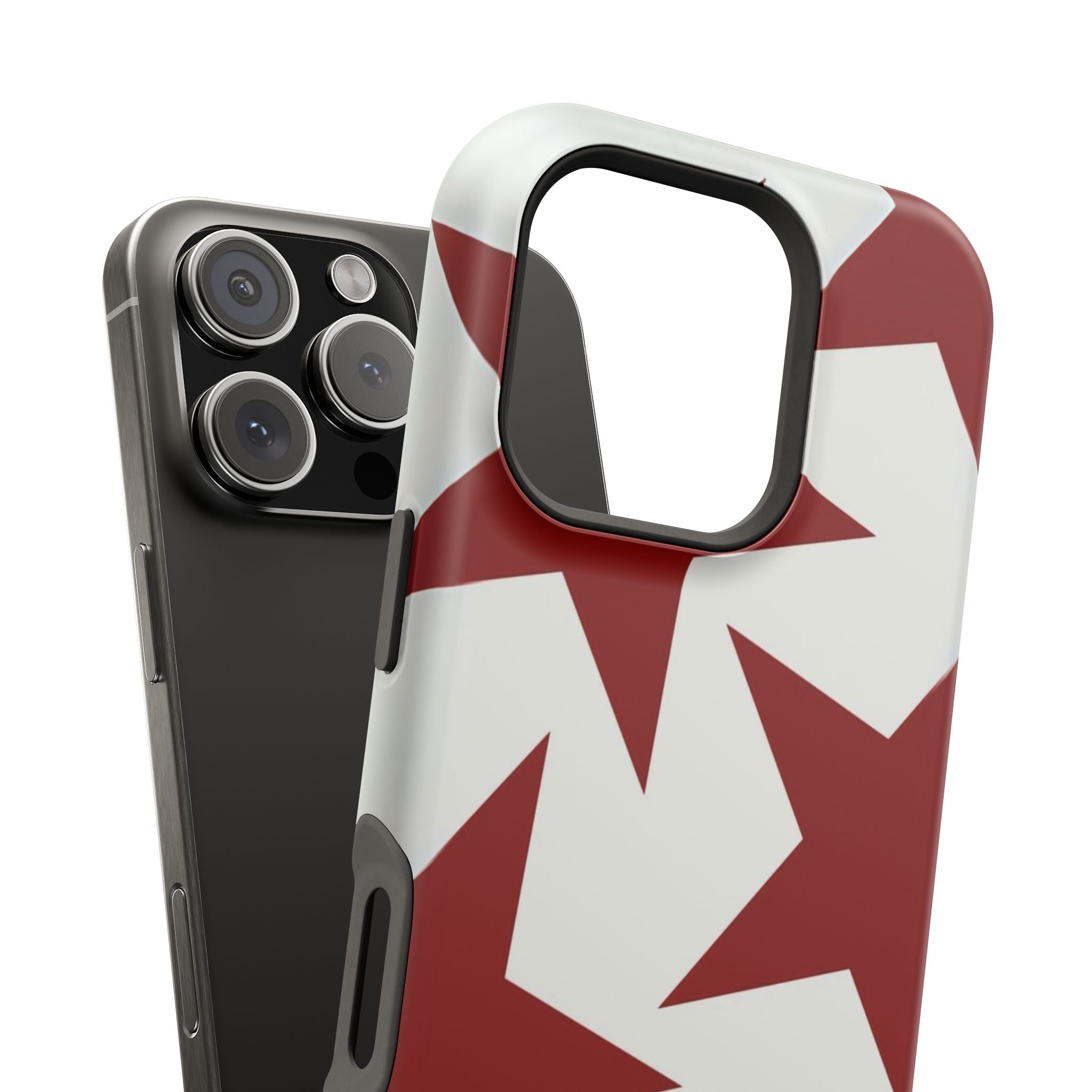 “red stars” protective phone case