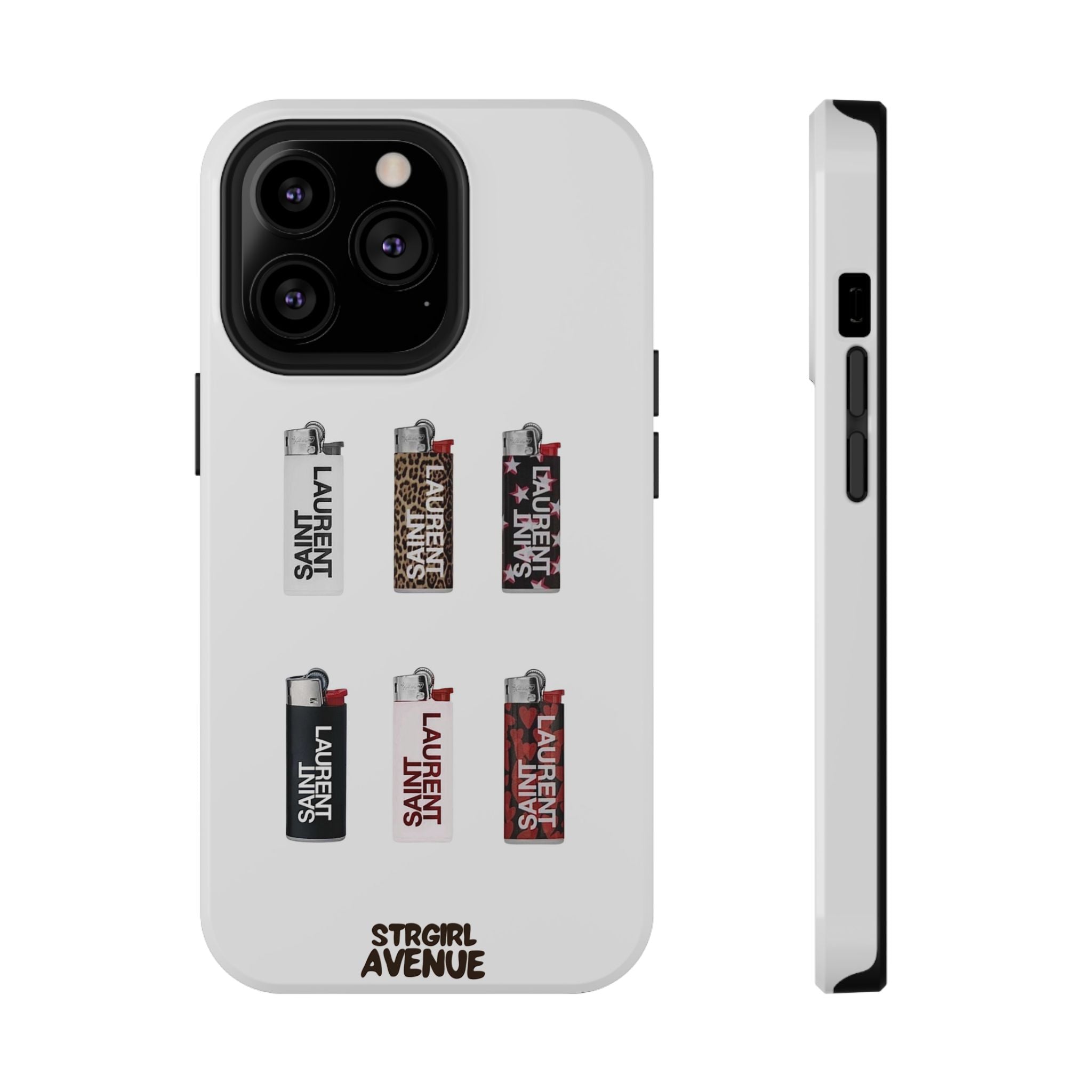 “On fire” protective phone case