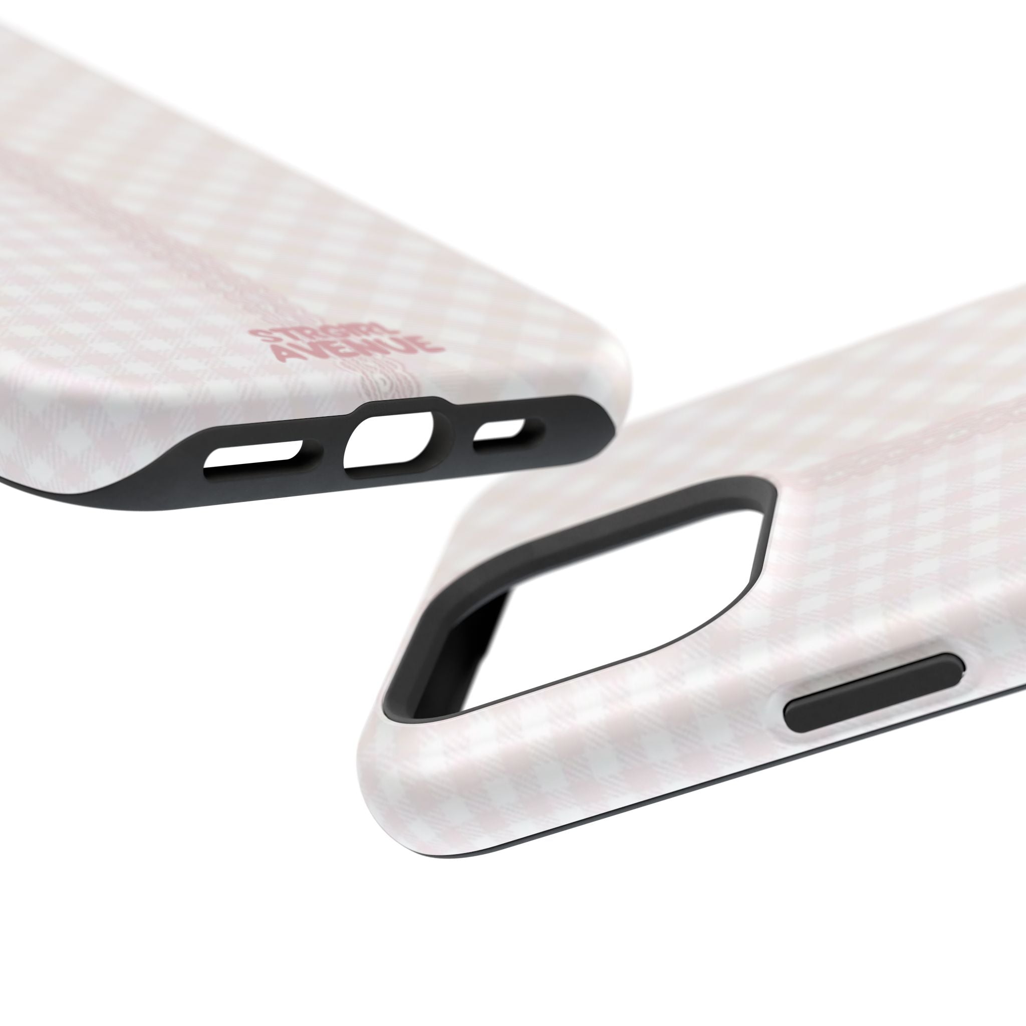 “lace gingham” protective phone case