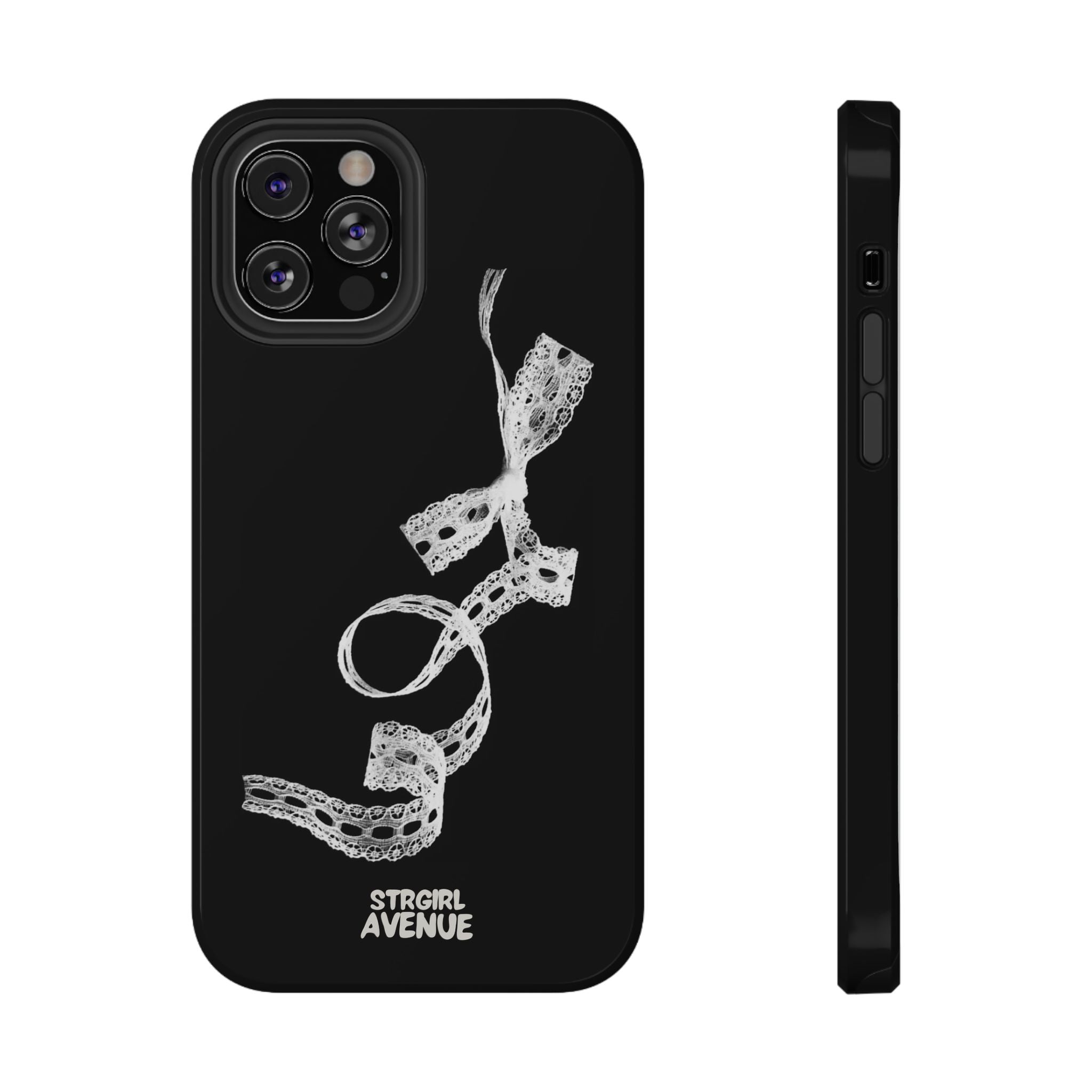 “lace tied” protective phone case