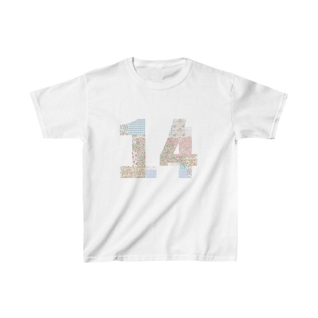 “Patchwork jersey” baby tee