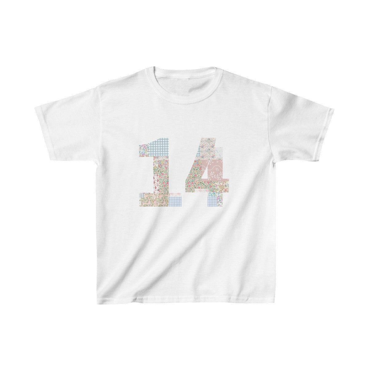 “Patchwork jersey” baby tee
