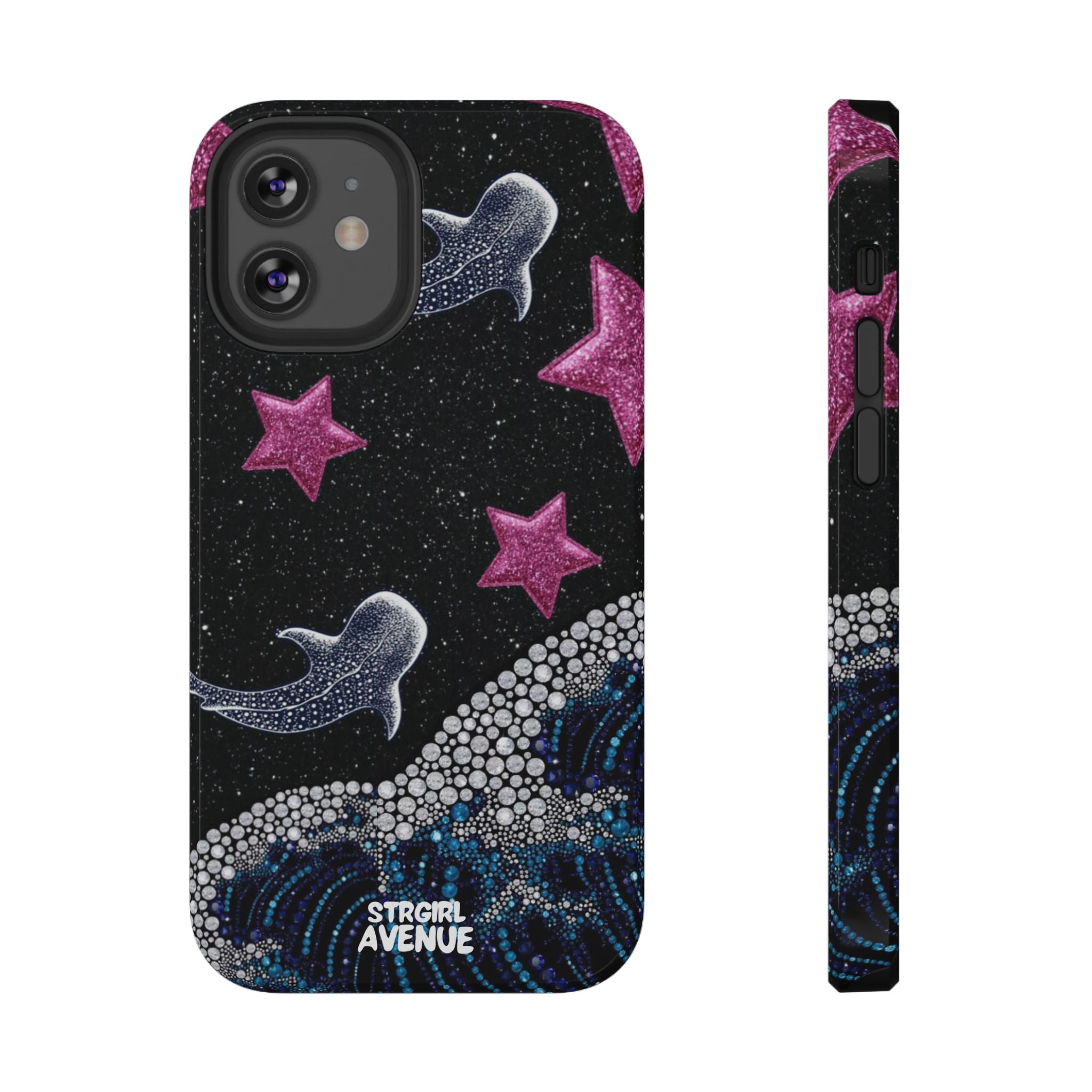 “cosmic tide ” protective phone case
