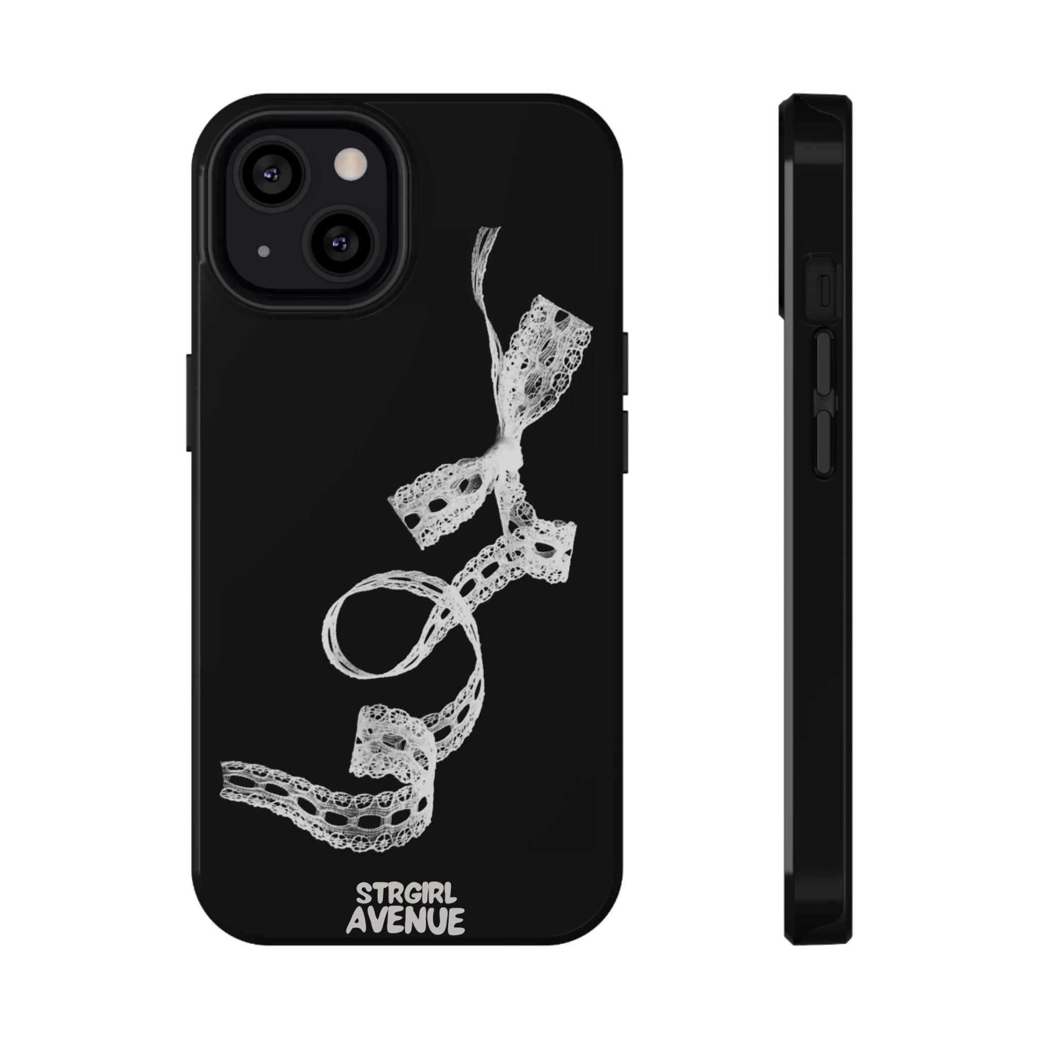 “lace tied” protective phone case