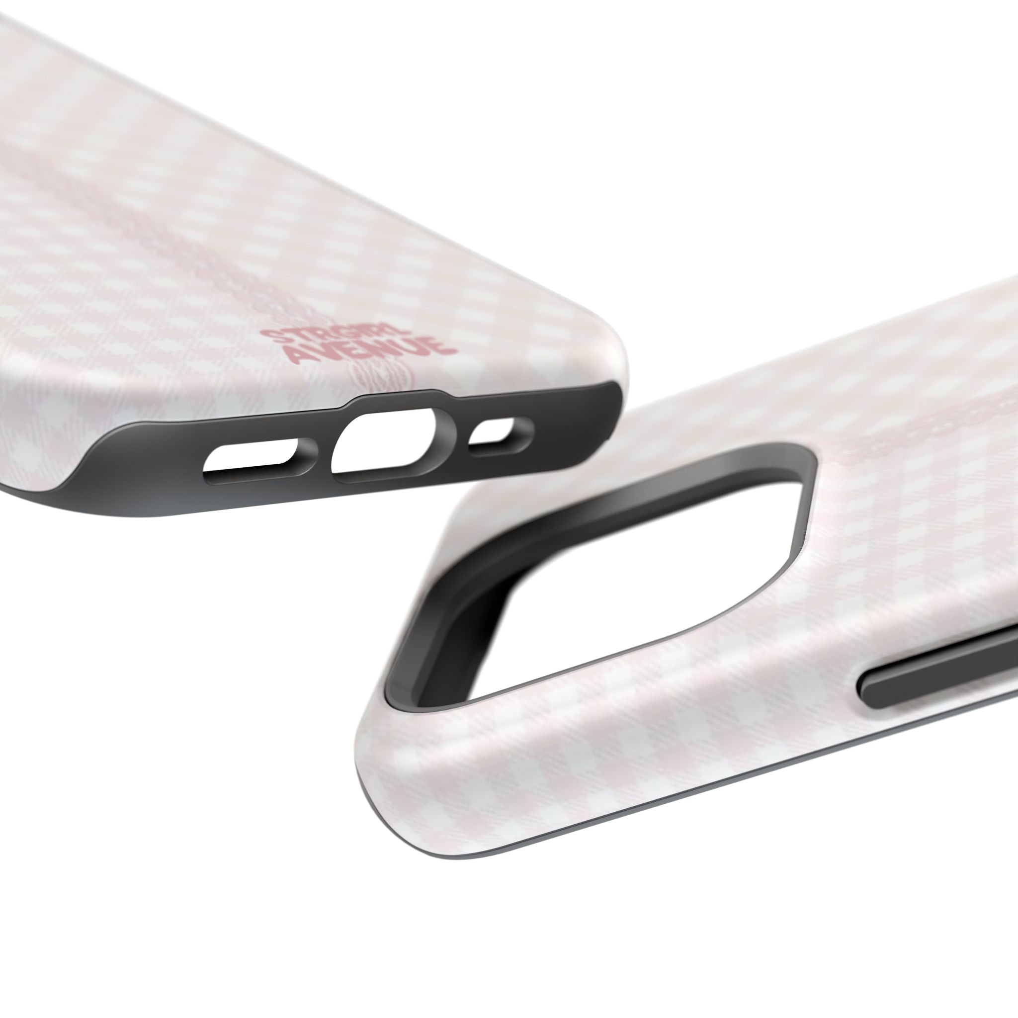 “lace gingham” protective phone case