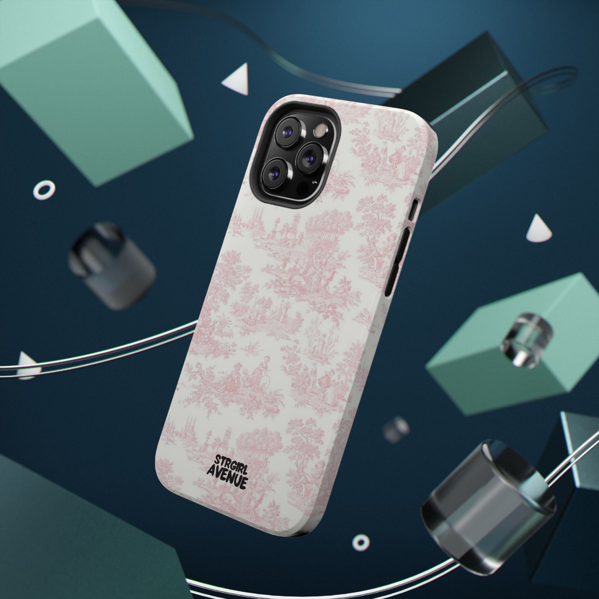 “Pink gardens” protective phone case