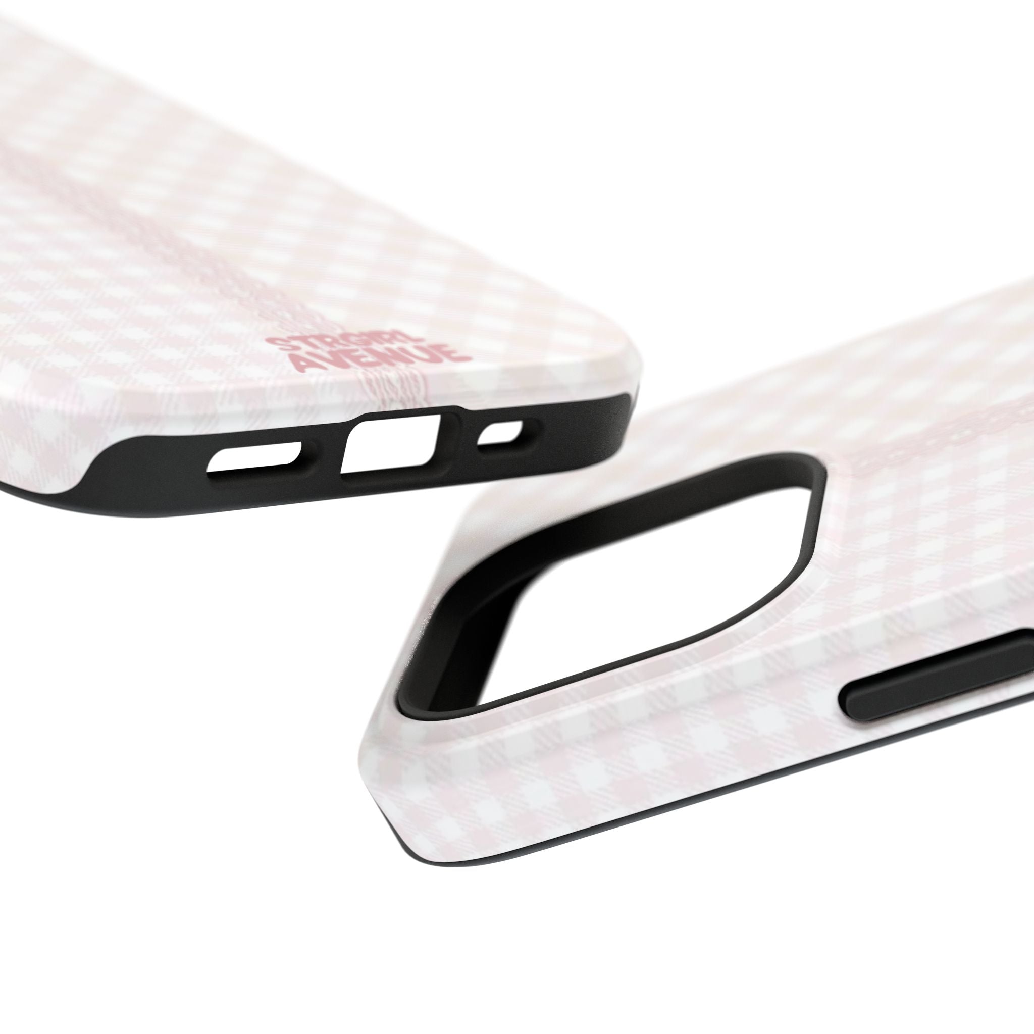 “lace gingham” protective phone case